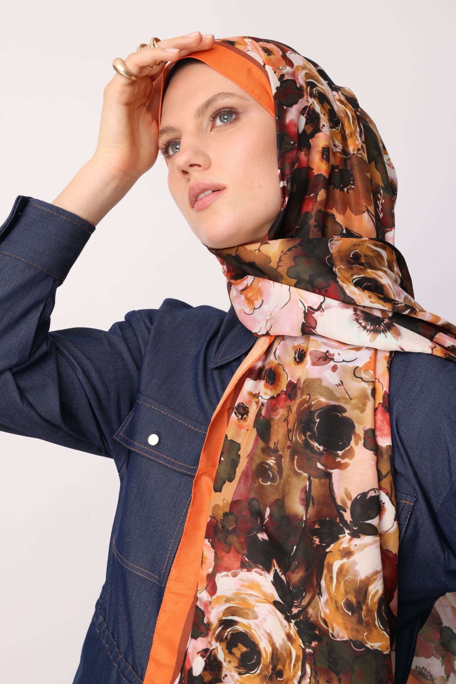 Toptan Vensel Desen Pamuk Şal