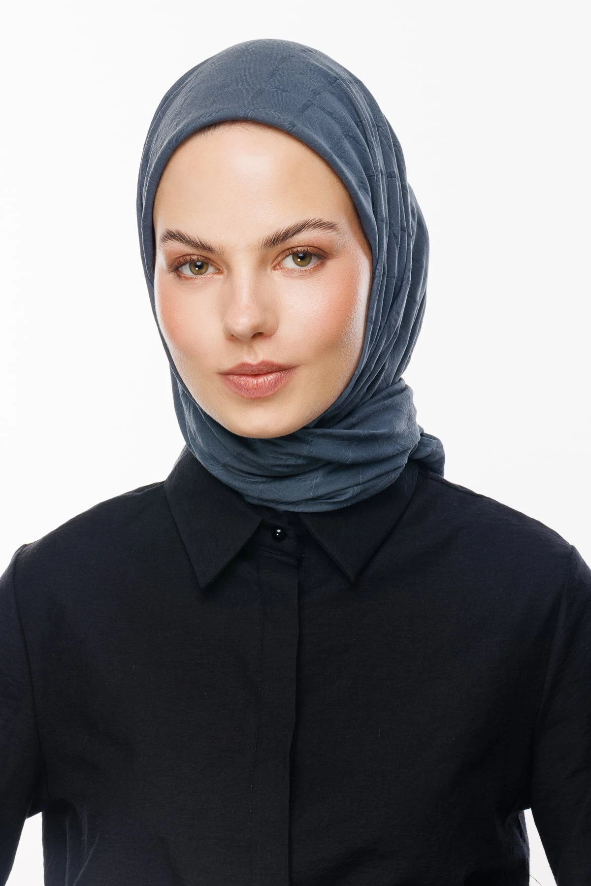 Bamboo Jacquard Scarf - Anthracite
