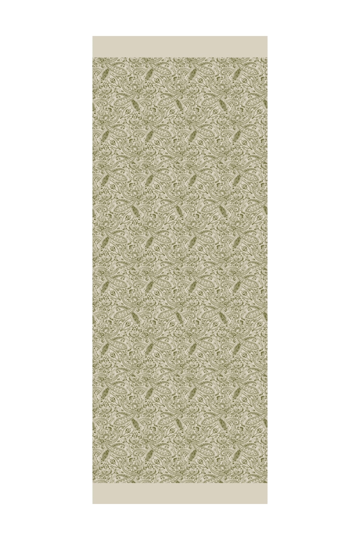 Toptan Velora Desen Çift Taraflı Şal - Haki-Somon