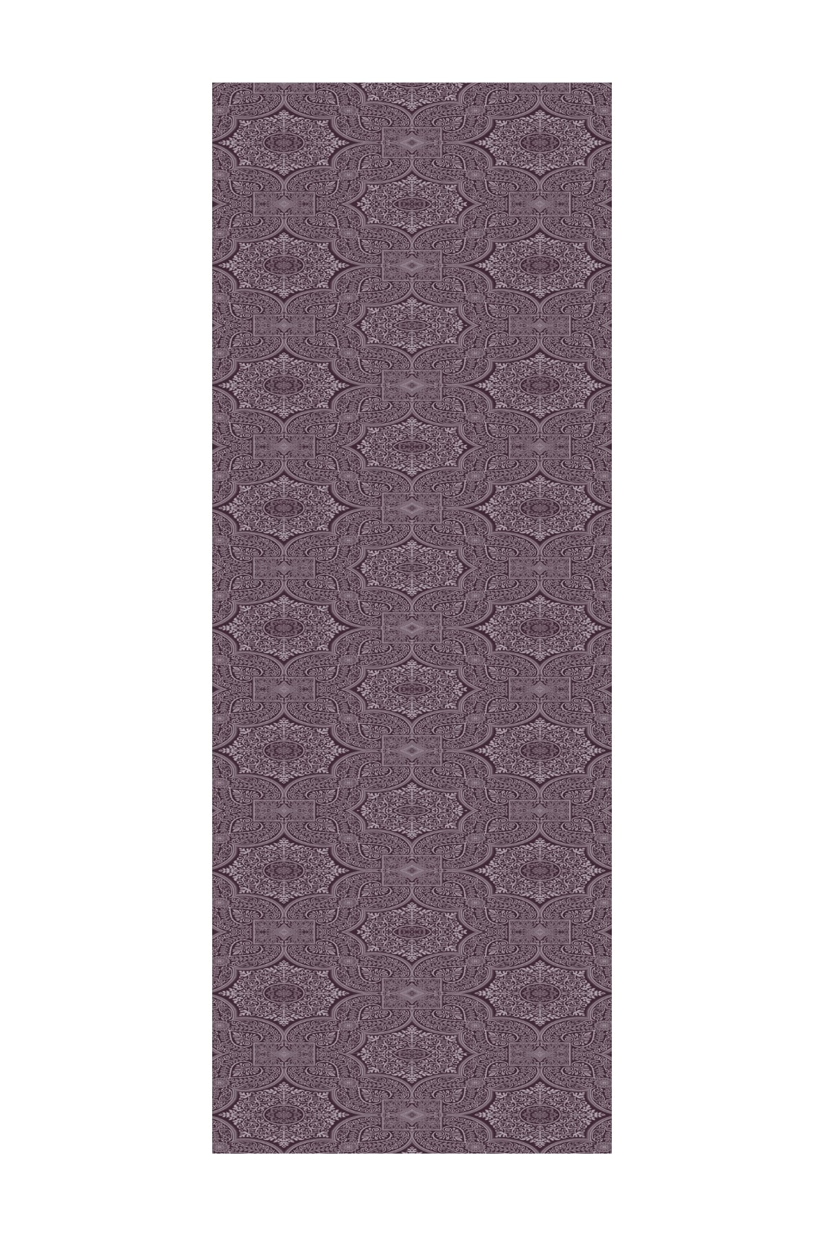 Shline Line Viscose Shawl - Purple-Gray
