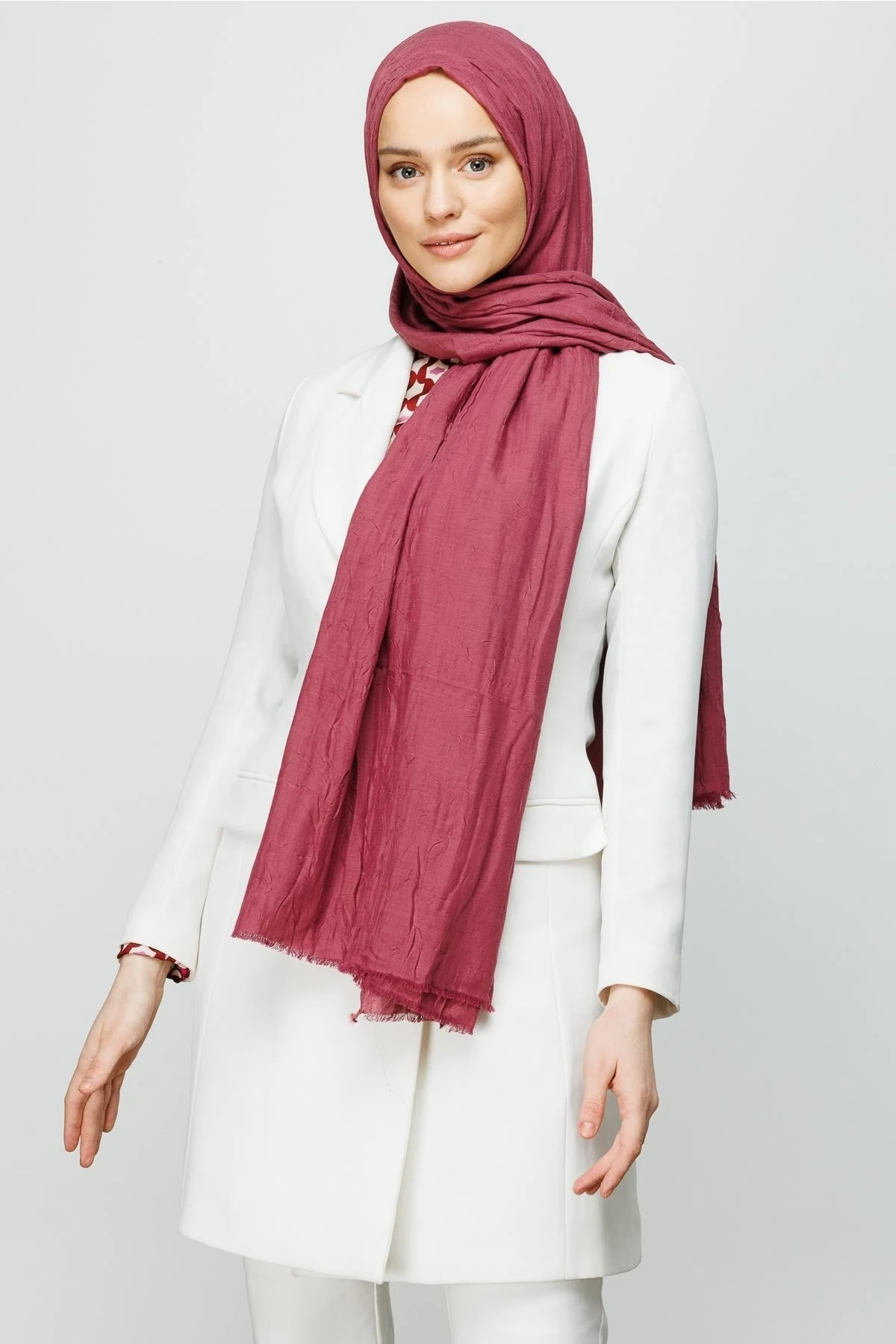 Bamboo Shawl - Dried Rose