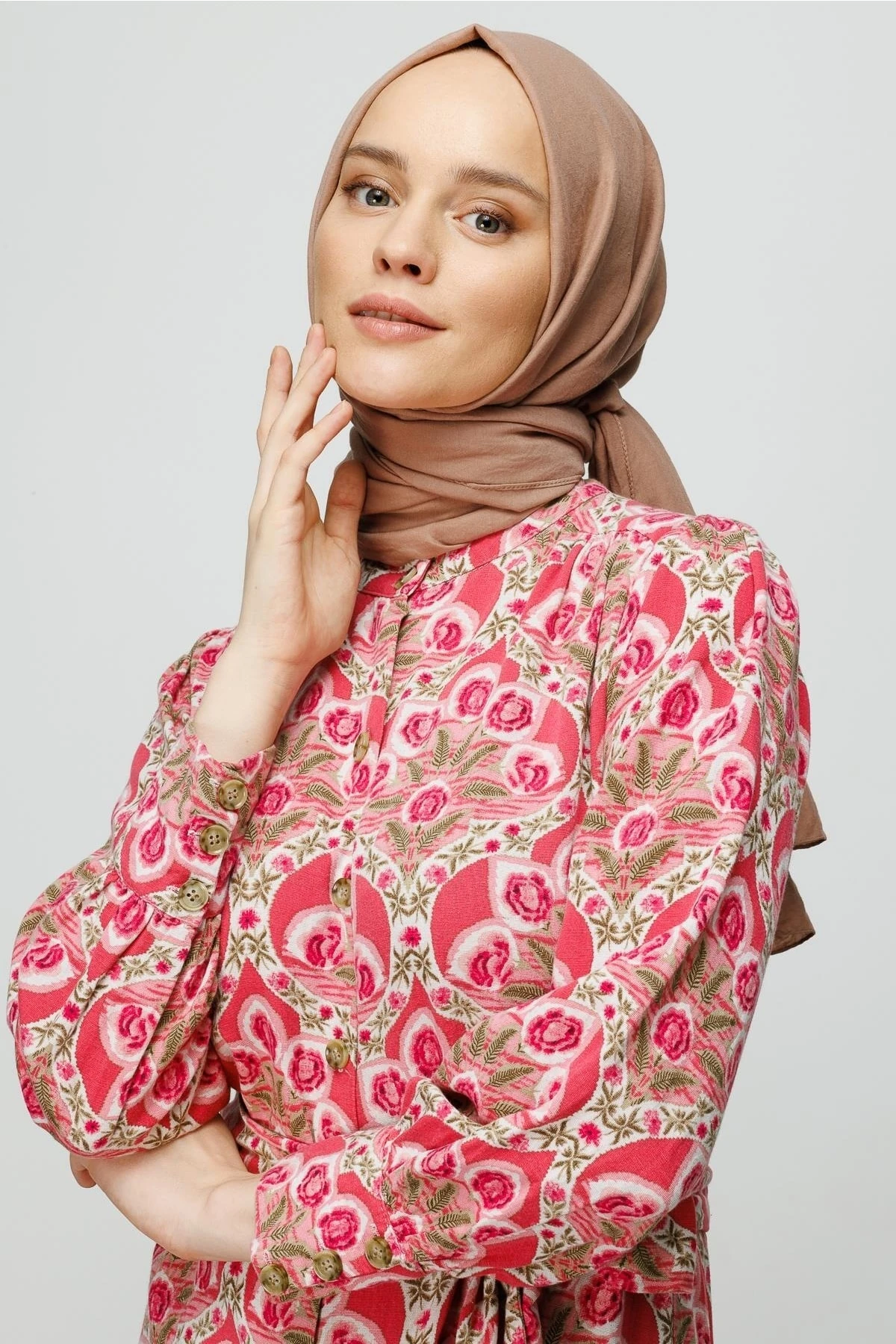 Toptan Pamuk Kraş Şal - Kanyon