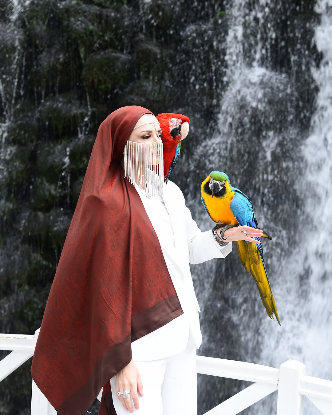 Toptan Sahra Desen Çift Taraflı Şal - Acı Kahve-Kahve