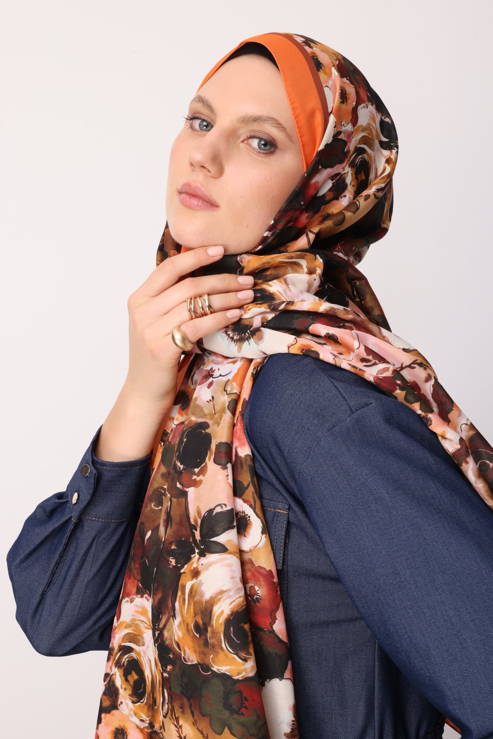 Toptan Vensel Desen Pamuk Şal