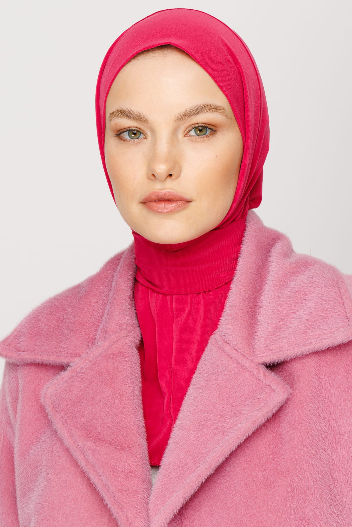 Toptan Hazır Şal - Fuşya
