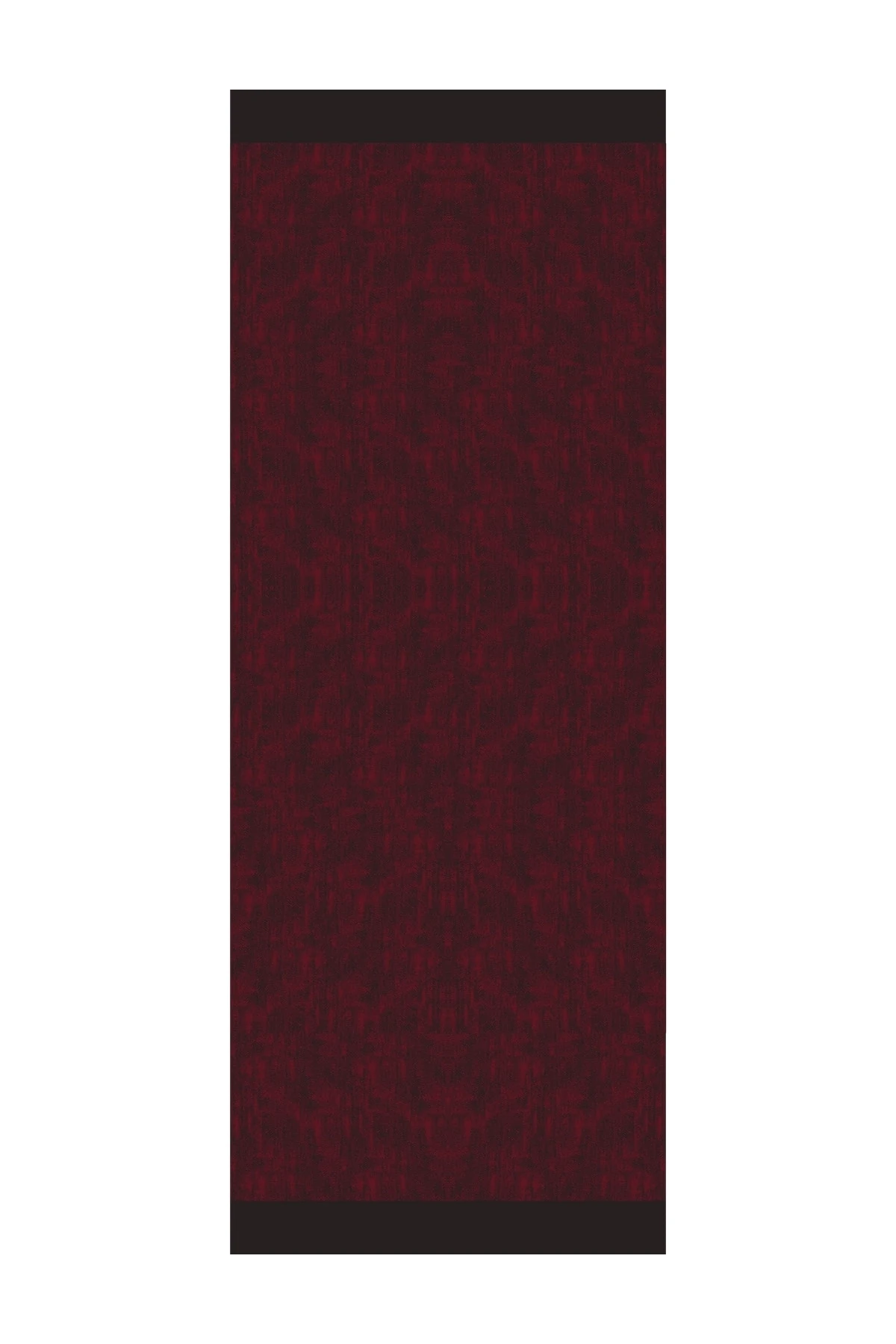 Toptan Sahra Desen Çift Taraflı Şal - Siyah-Bordo