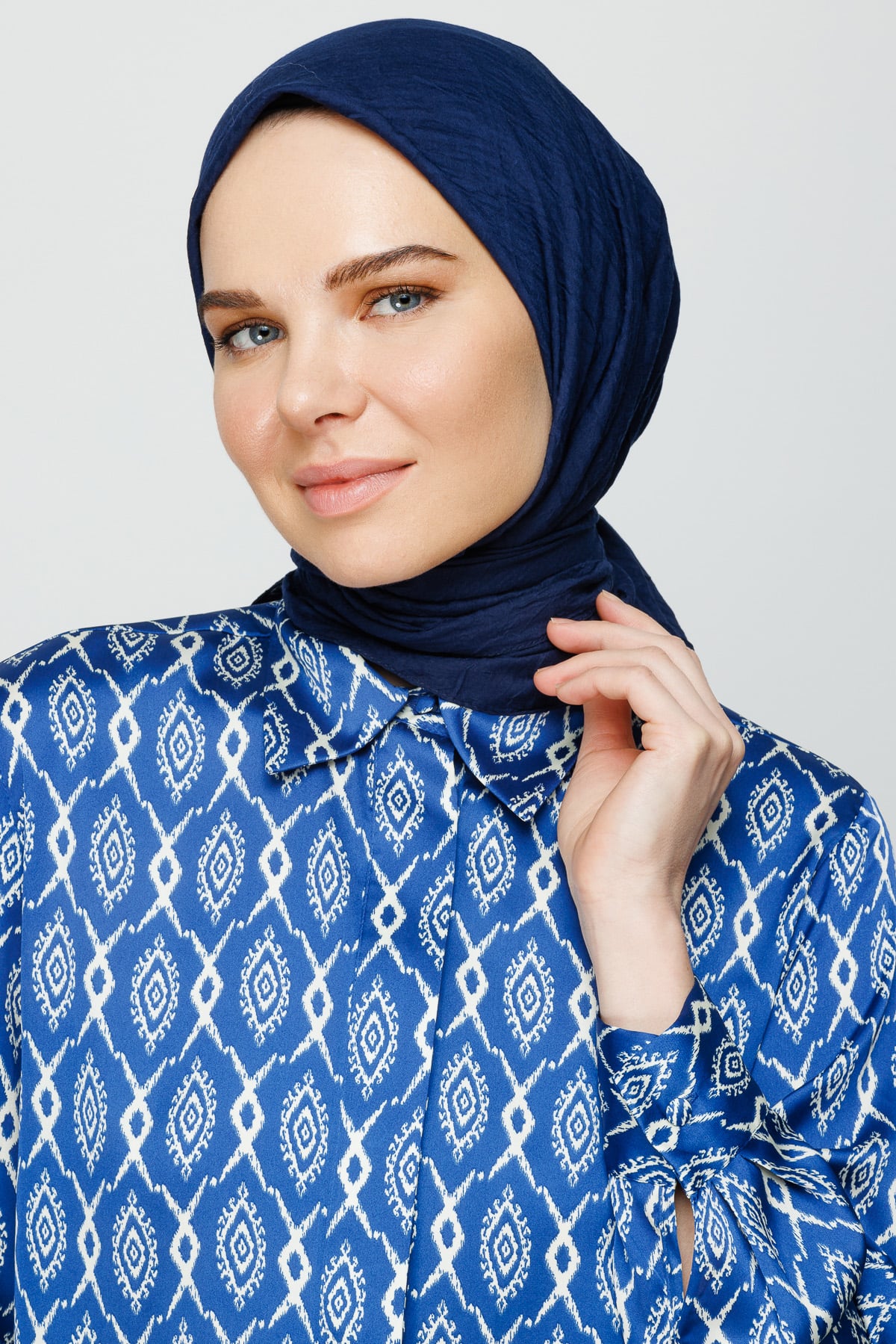 Bamboo Scarf - Navy Blue