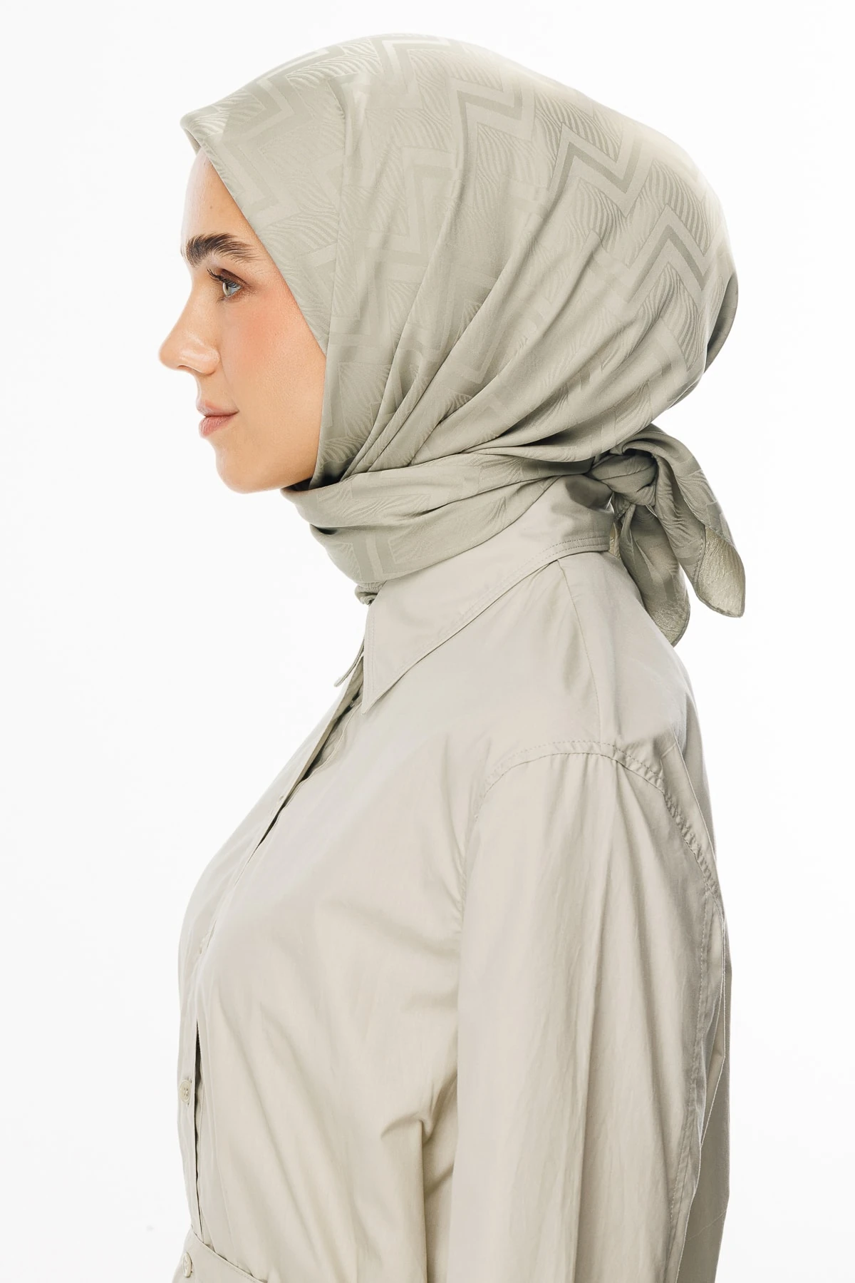 Toptan Viora Desen İpeksi Jakar Eşarp - Ada Çayı