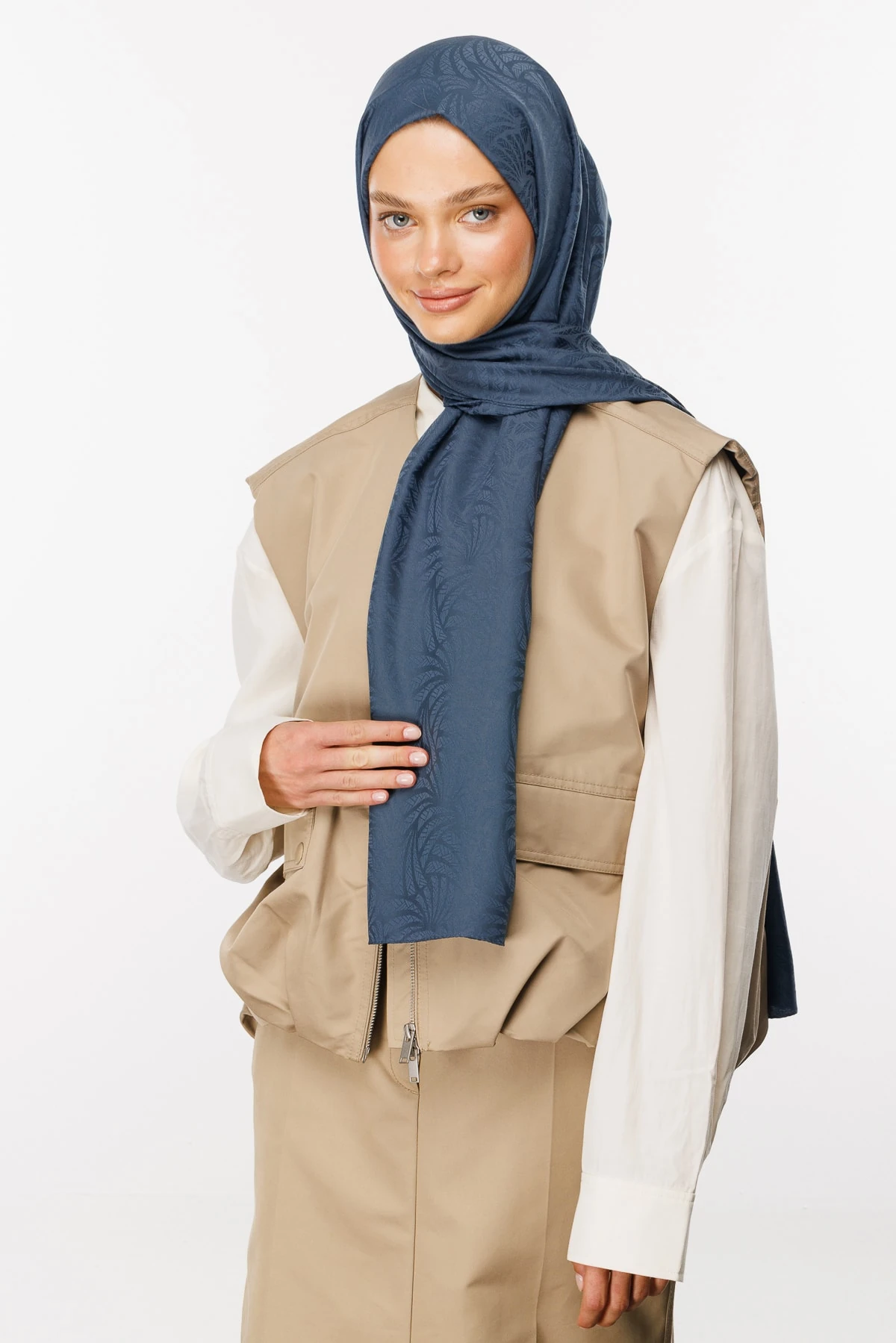 Toptan Artemis Desen İpeksi Jakar Şal