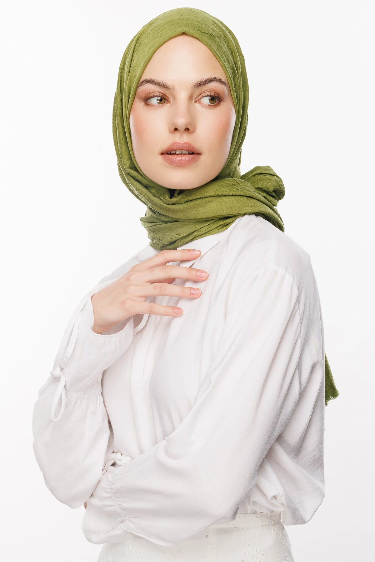 Toptan Bambu Şal - Yosun