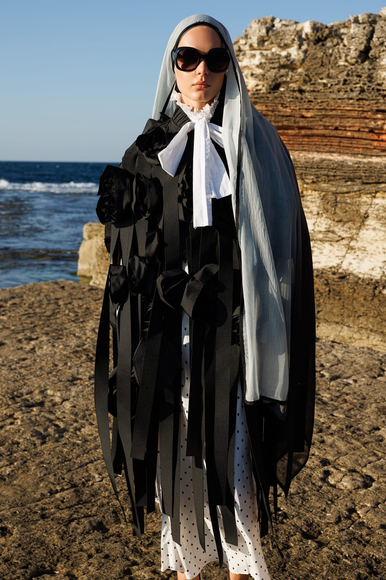 Toptan Degrade Müslin Şal - Duman