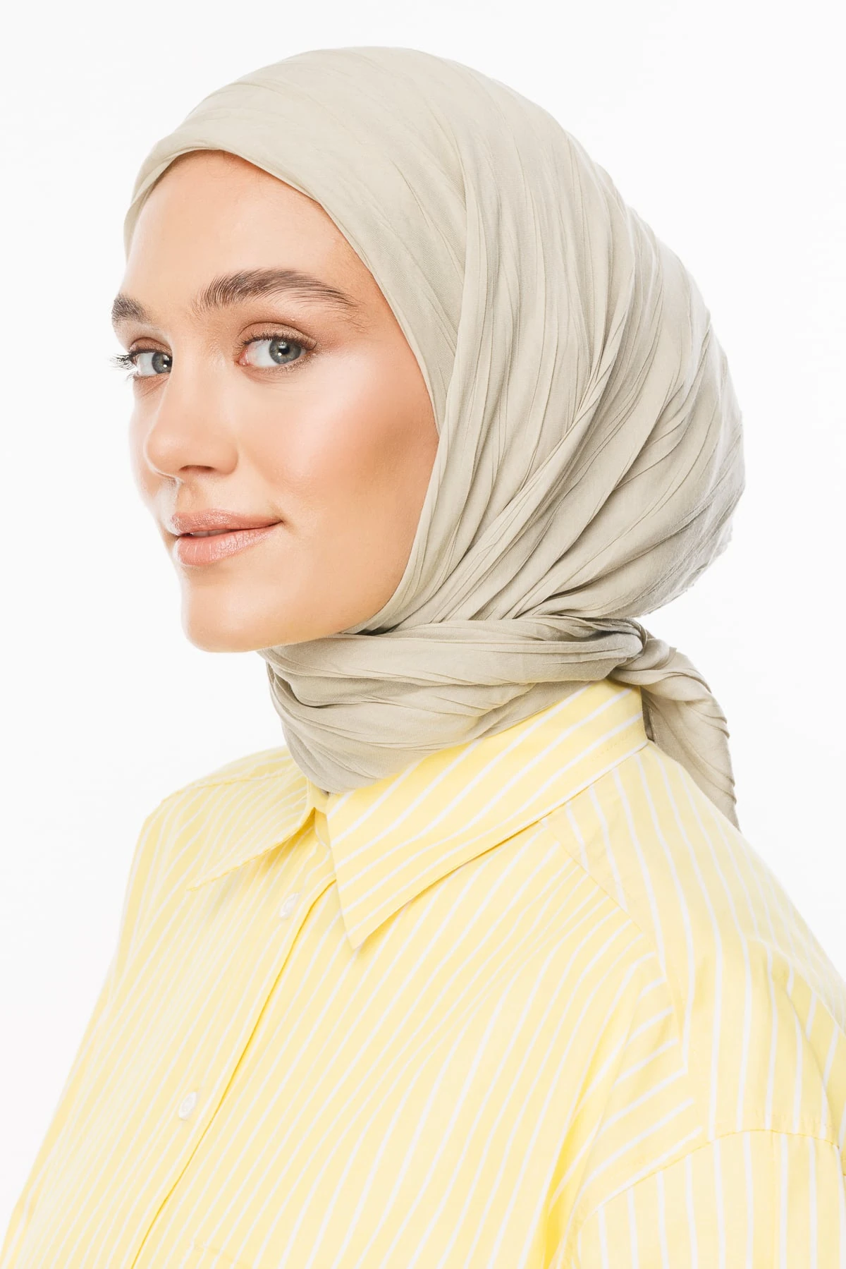 Toptan Piliseli Bambu Eşarp - Ada Çayı