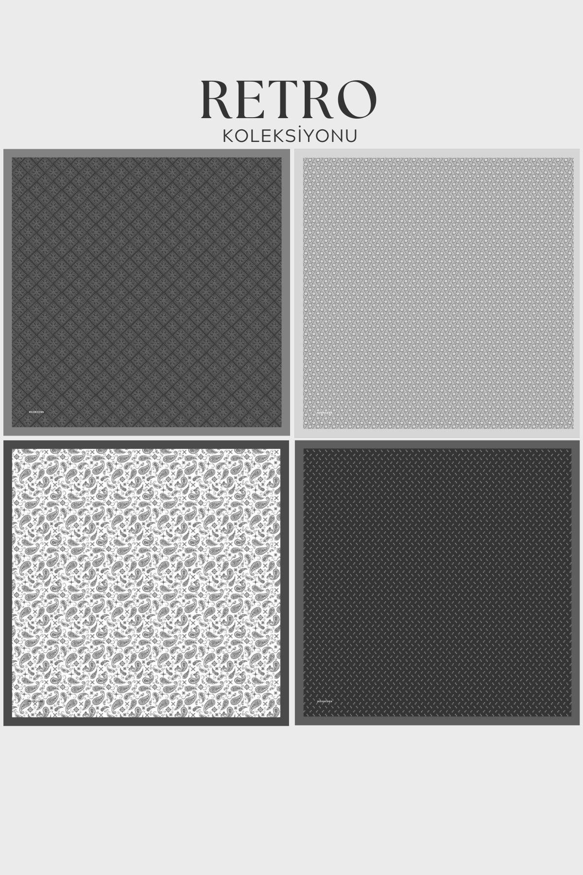 Toptan Retro Eşarp Koleksiyonu