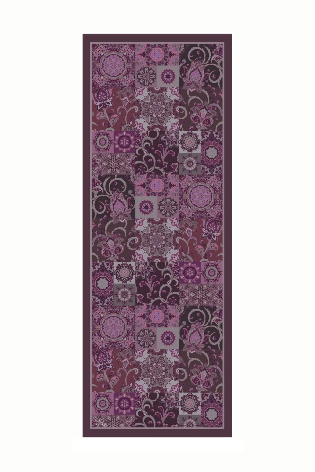 Toptan Solhar Desen Pamuk Şal - Mor