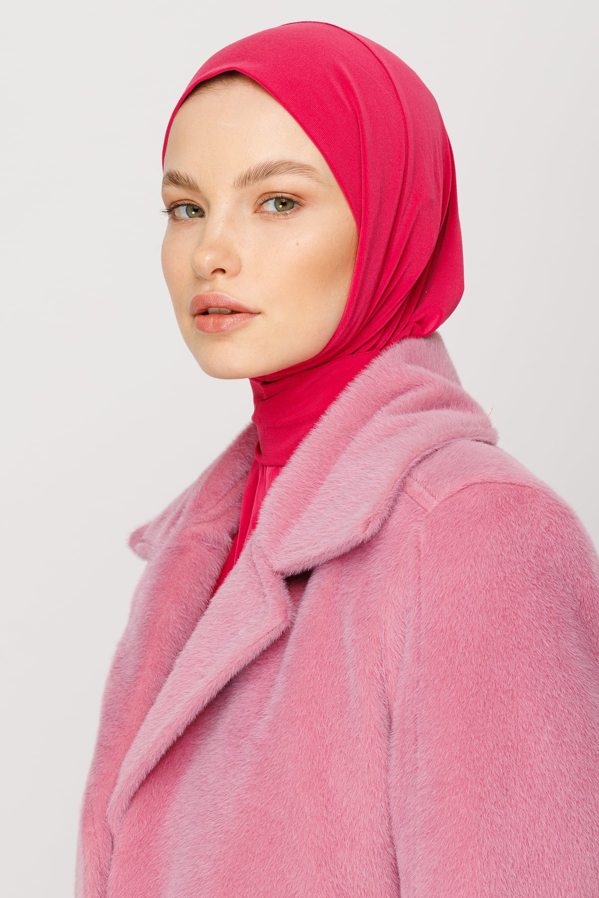 Toptan Hazır Şal - Fuşya