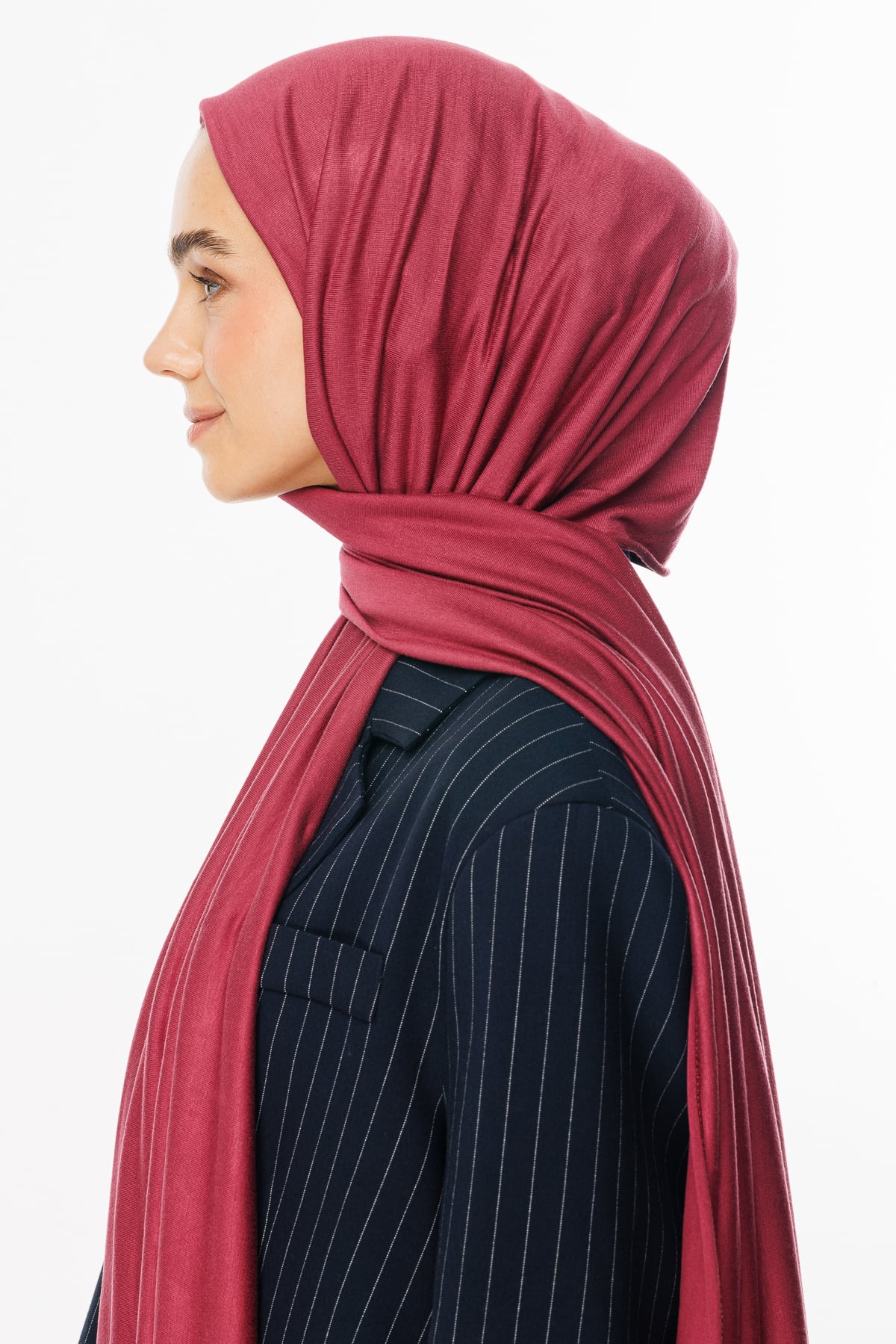 Toptan Penye Şal - Kızılcık