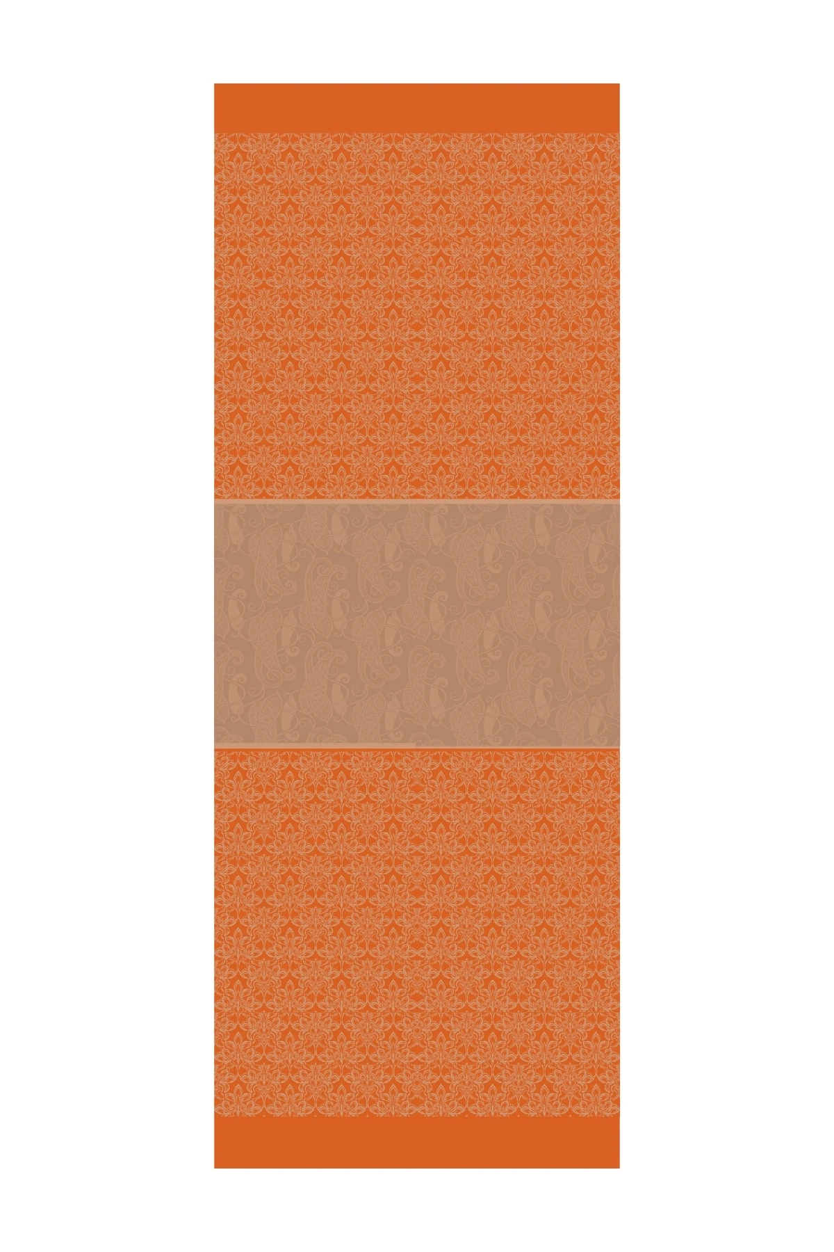 Toptan Nora Desen Çift Taraflı Şal - Vizon-Tarçın