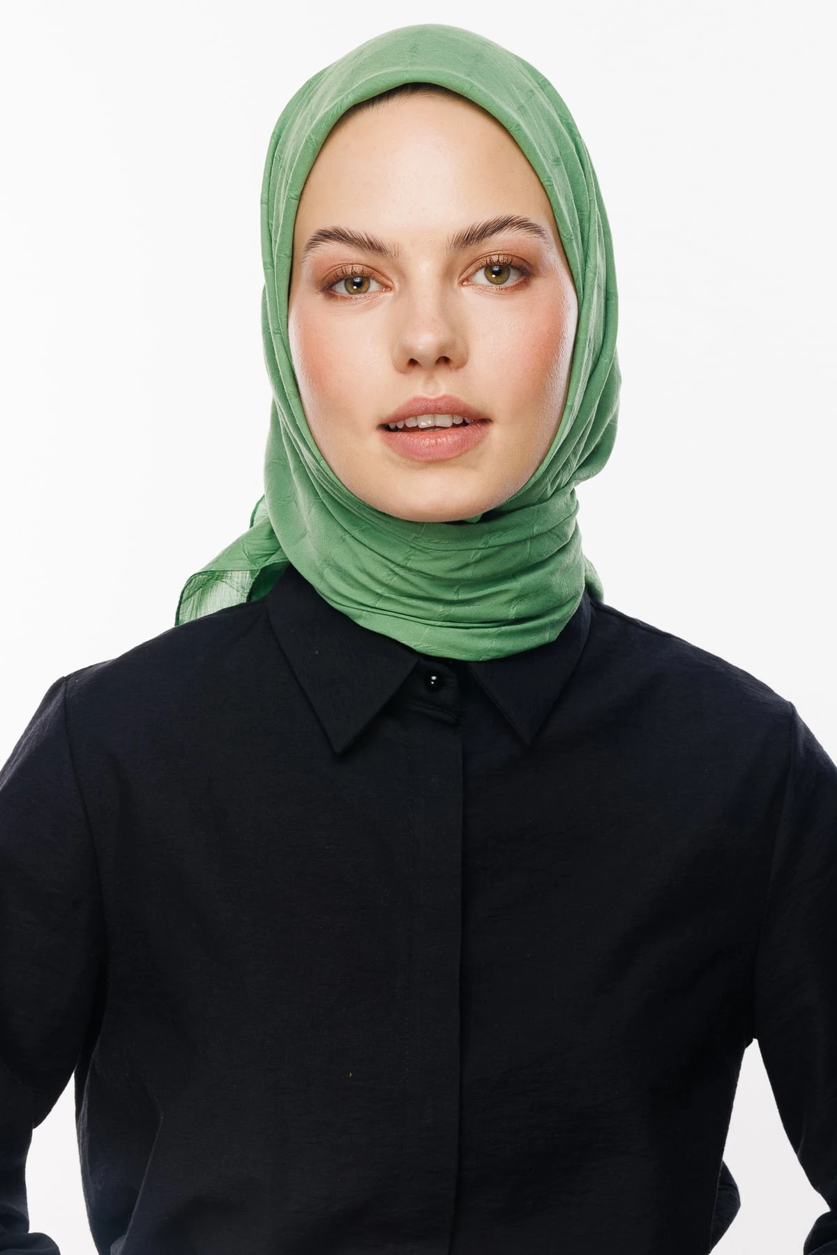 Toptan Bambu Jakar Eşarp - Su Yeşili