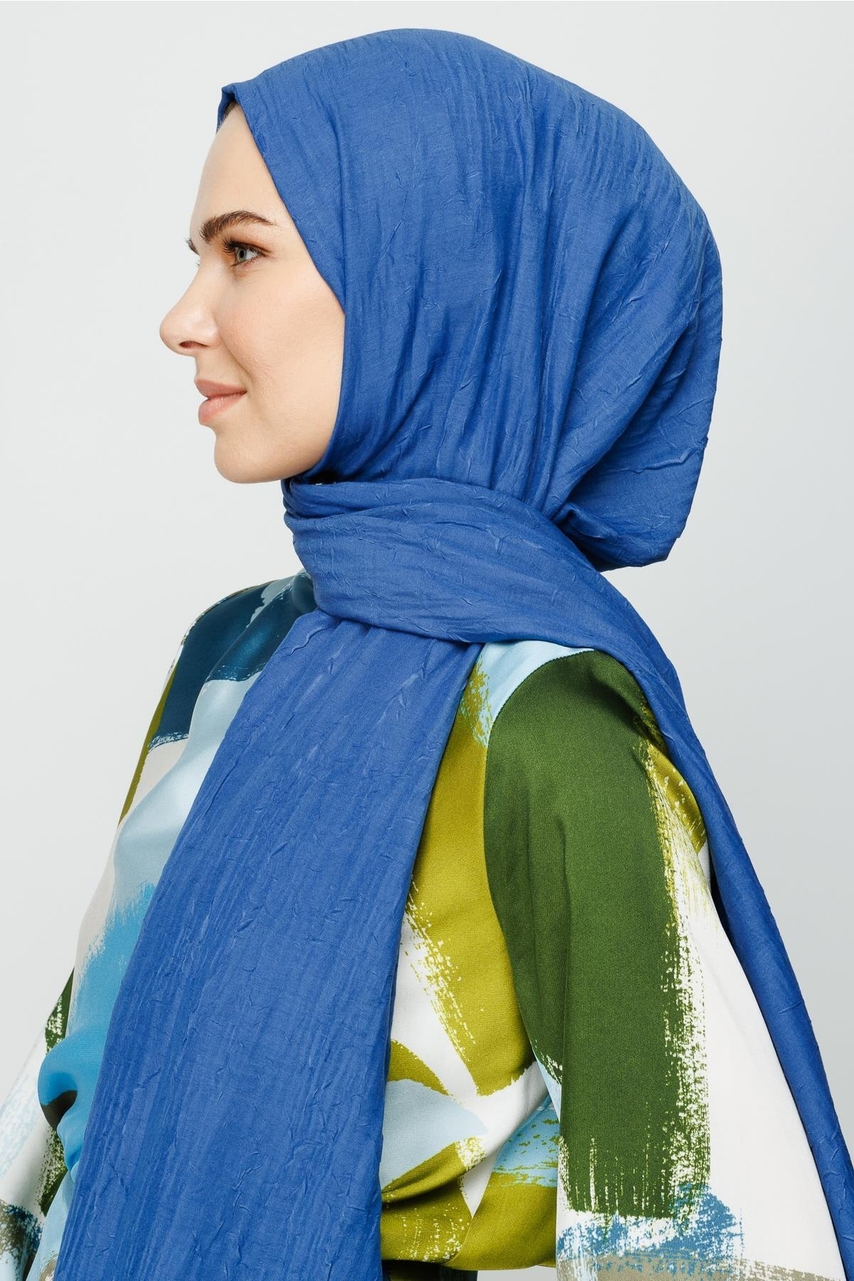 Toptan Bambu Şal - İndigo