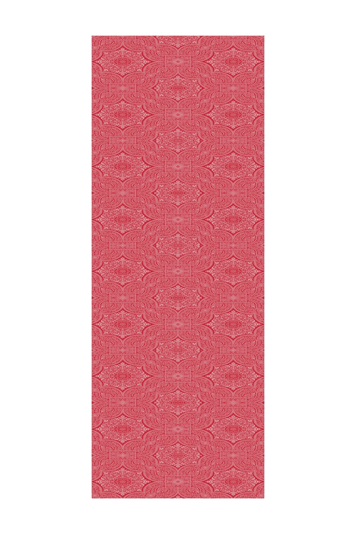 Shline Line Viscose Shawl - Burgundy-Mint Green