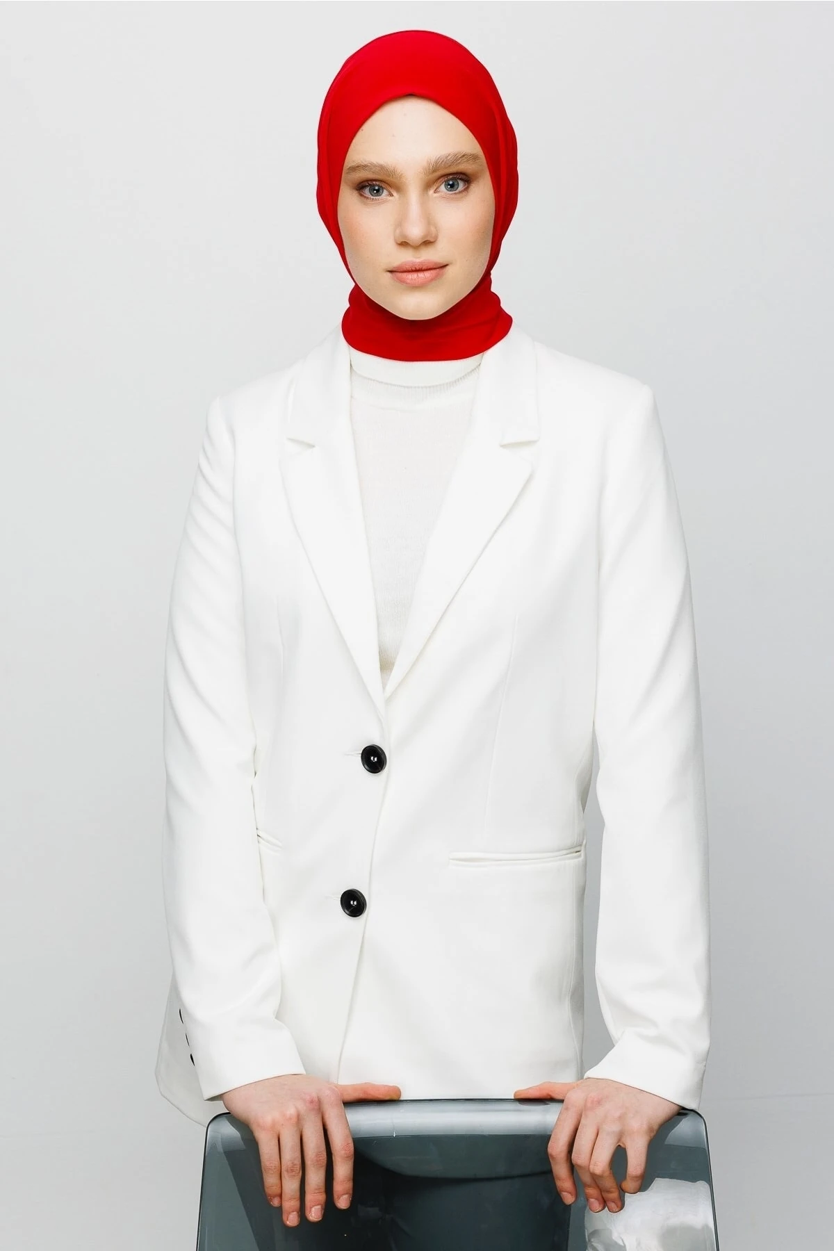 Wholesale Ready Shawls - Red