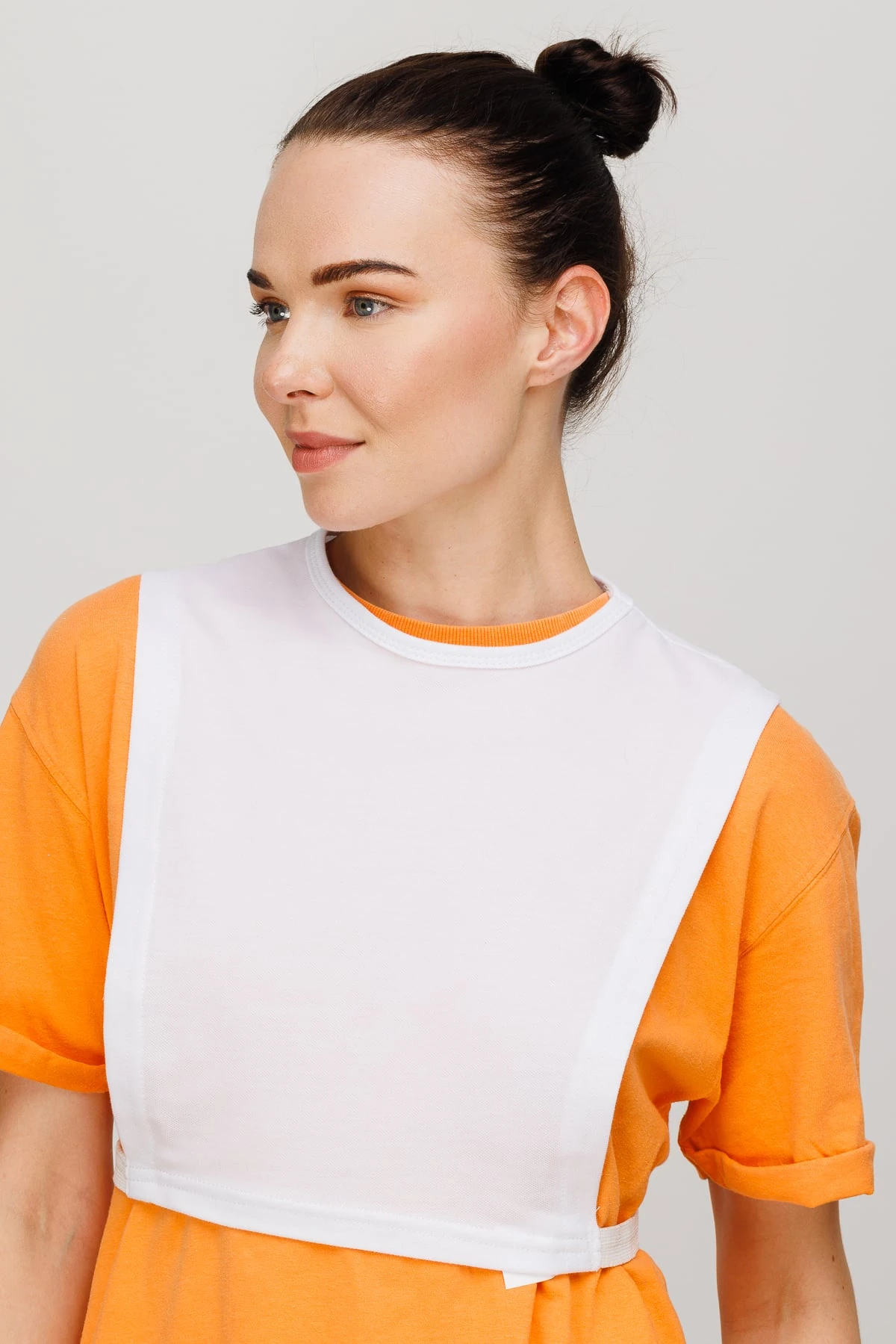 Toptan Sıfır Yaka Boyunluk - White