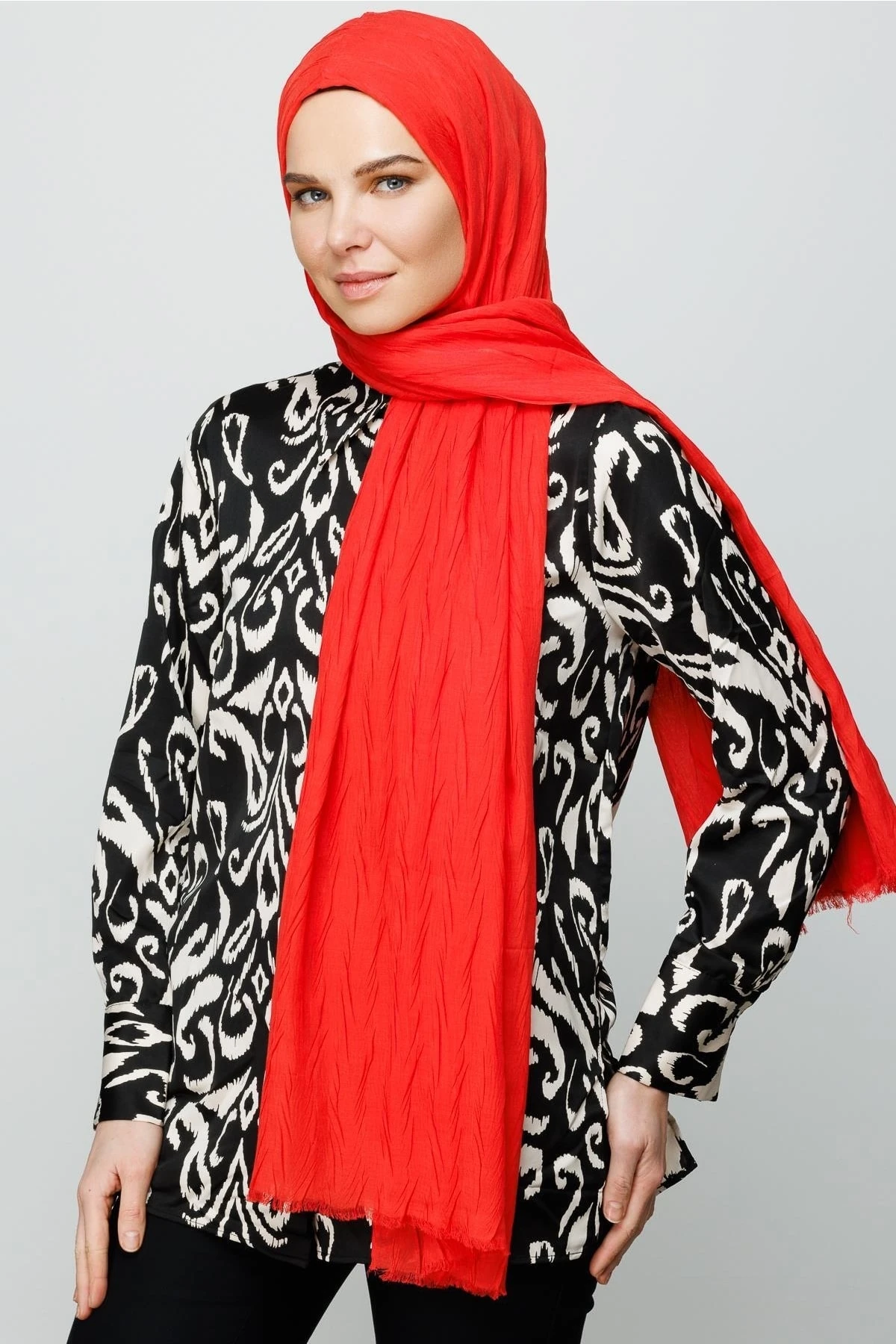 Toptan Piliseli Bambu Şal - Candy