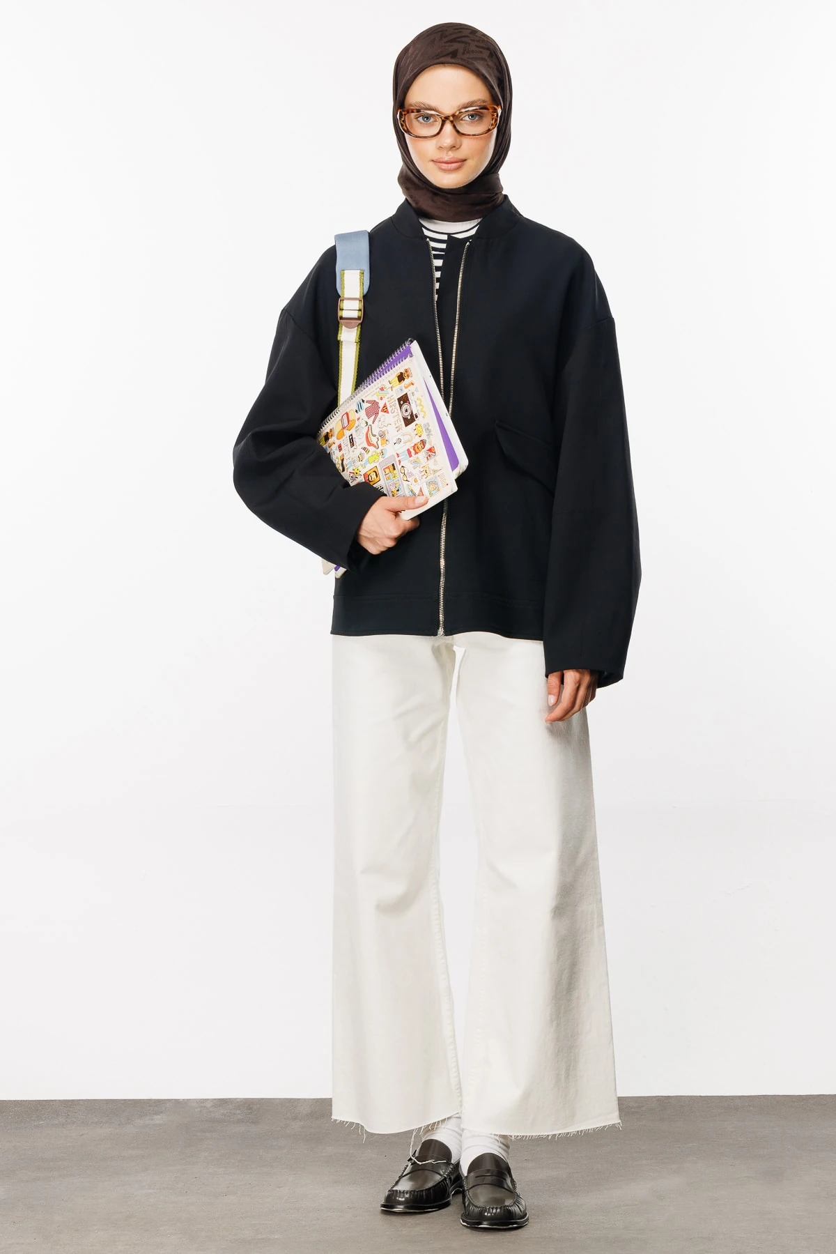 Luxury Jacquard Scarf - Bitter Coffee