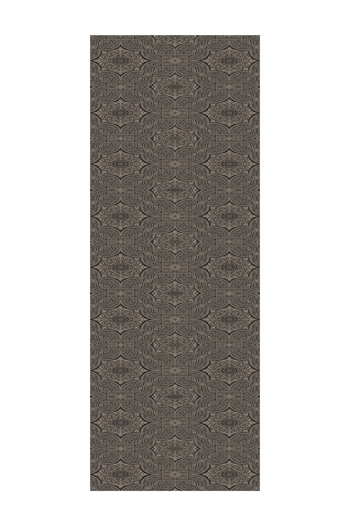 Toptan Vera Desen Shine Line Şal - Siyah-Bej