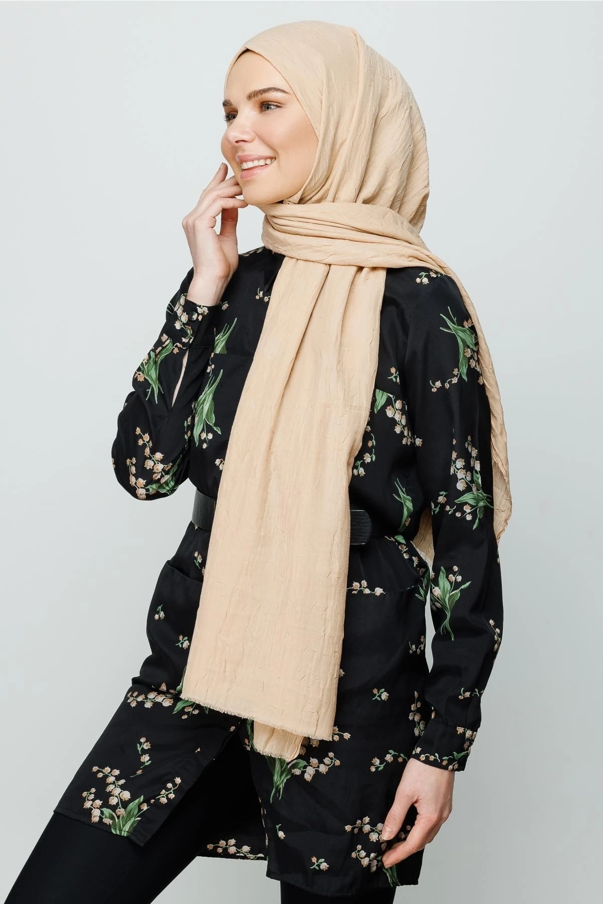 Bamboo Shawl - Sand Beige