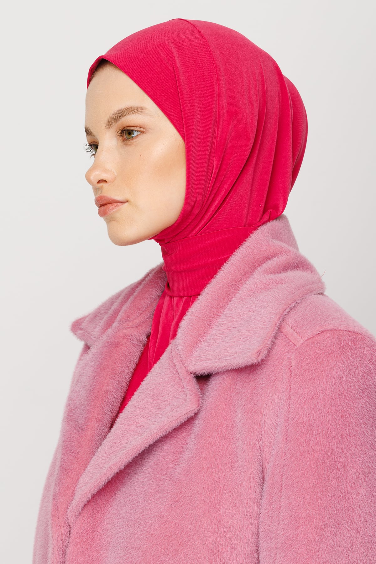 Toptan Hazır Şal - Fuşya