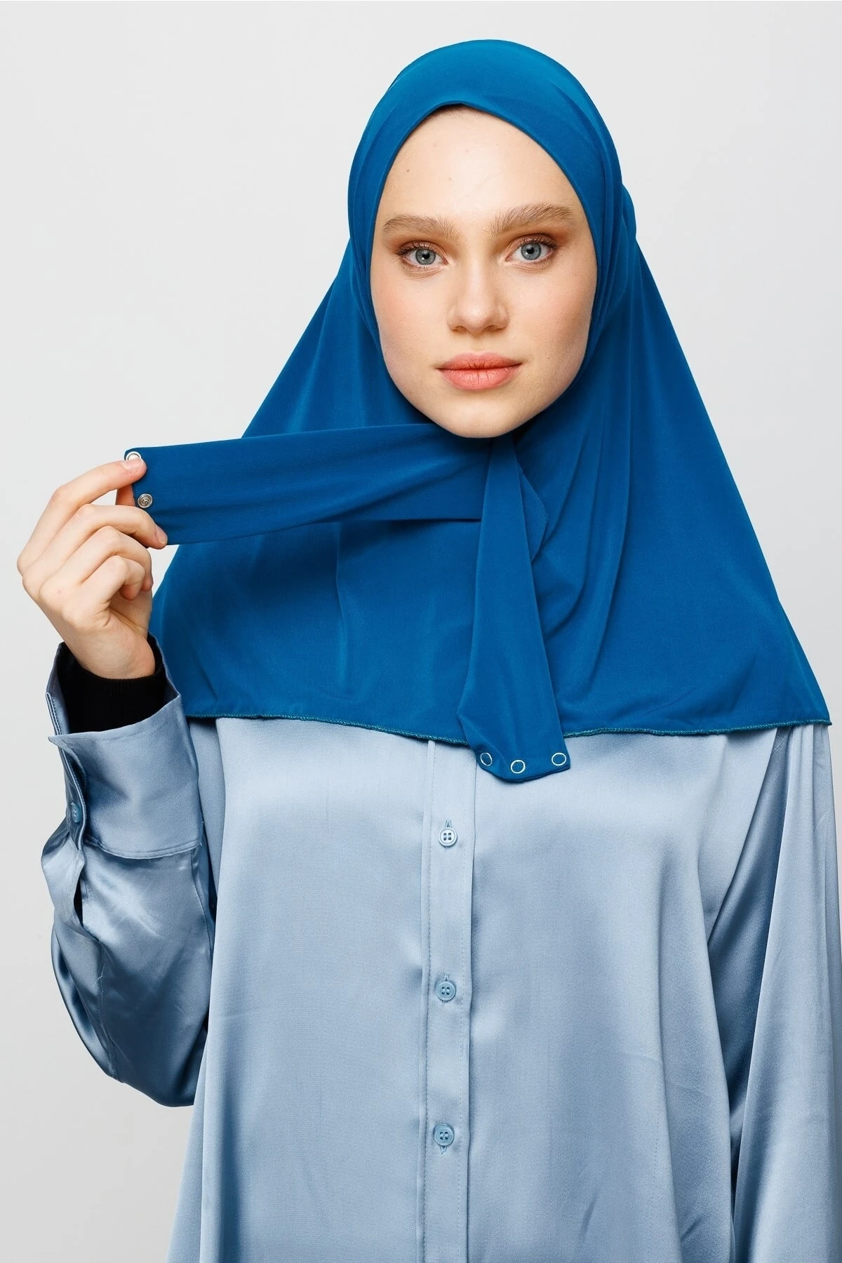 Wholesale Ready Shawls - Petrol Blue