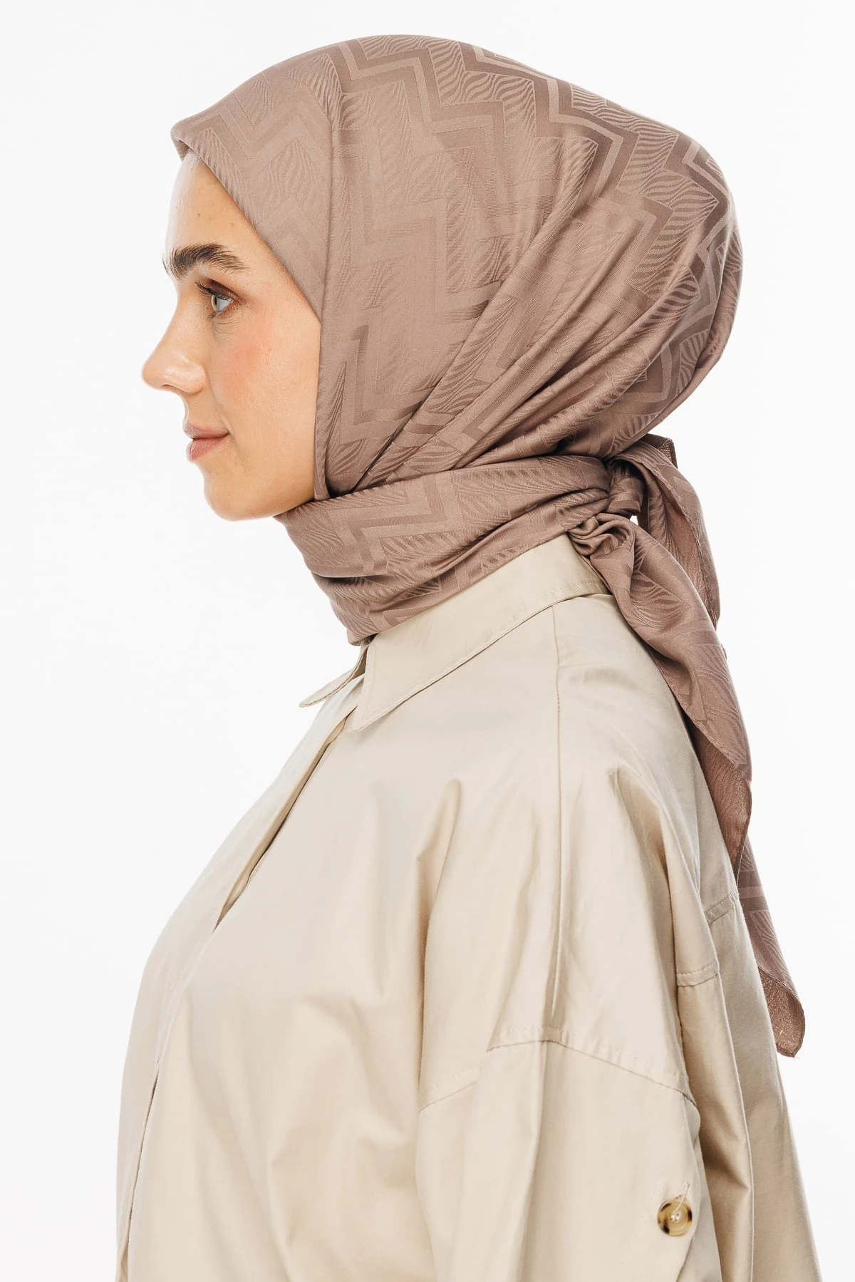 Toptan Viora Desen İpeksi Jakar Eşarp - Kanyon