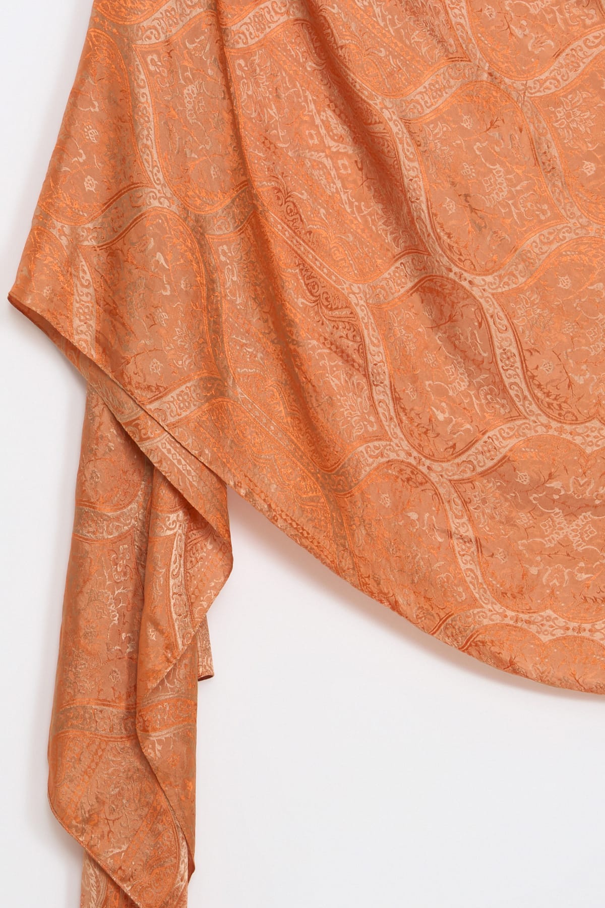 Shline Line Viscose Shawl - Mink-Cinnamon