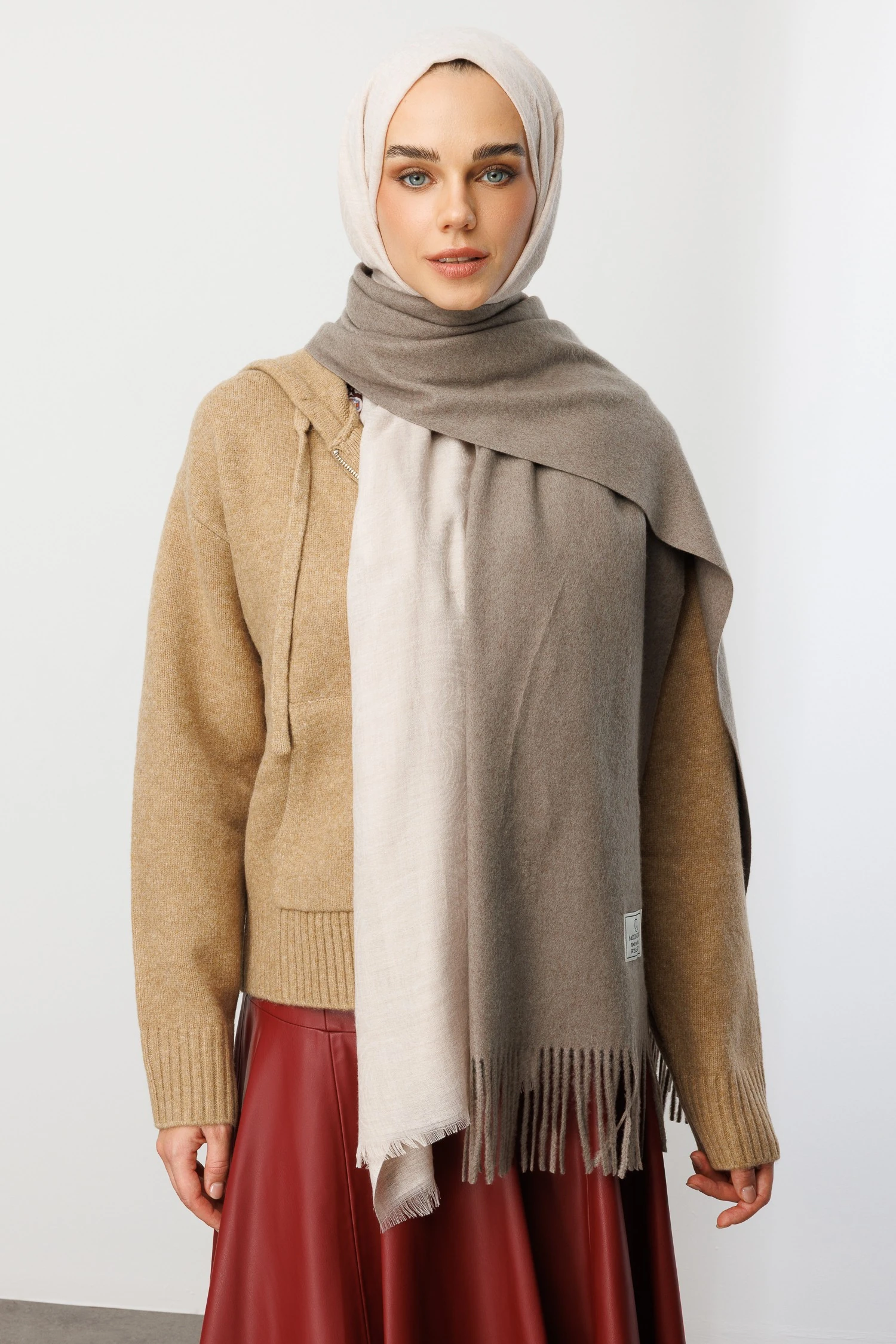 Wholesale Wool Muffler - Mink