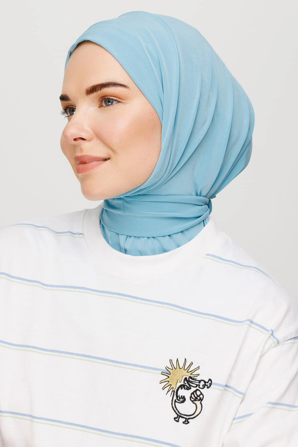 Wholesale Ready Shawls - Turquoise