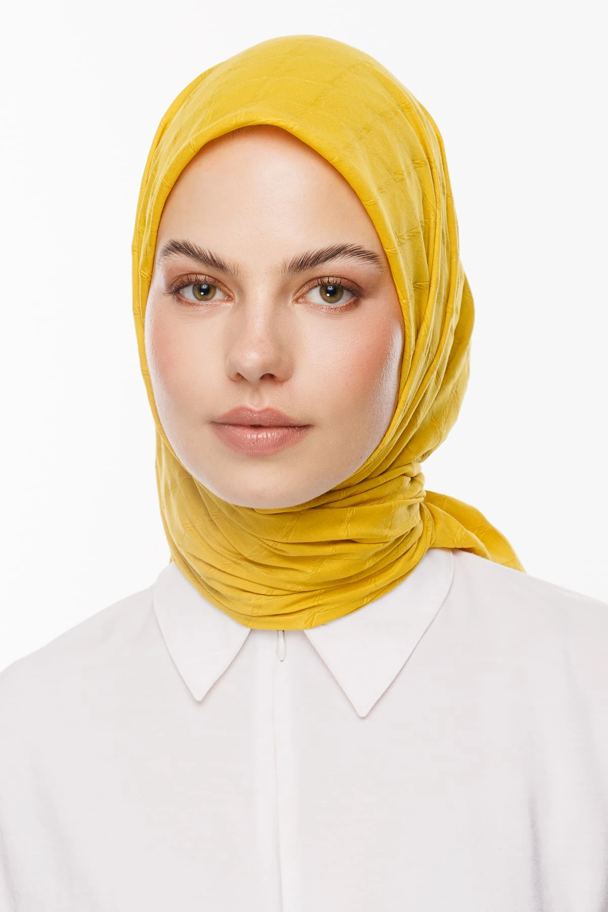 Bamboo Jacquard Scarf - Apricot