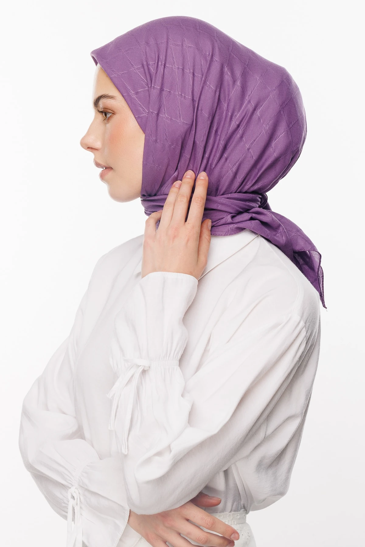 Toptan Bambu Jakar Eşarp - Menekşe