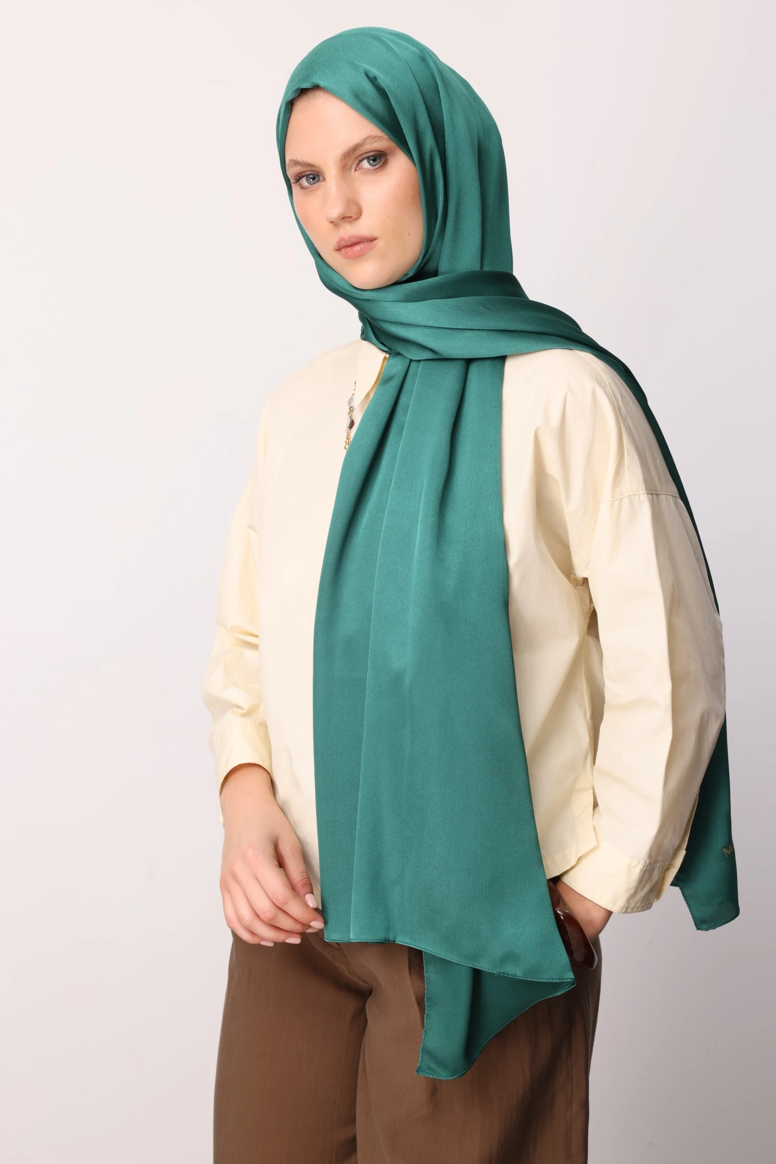 Toptan Diamond Aura Şal - Zümrüt