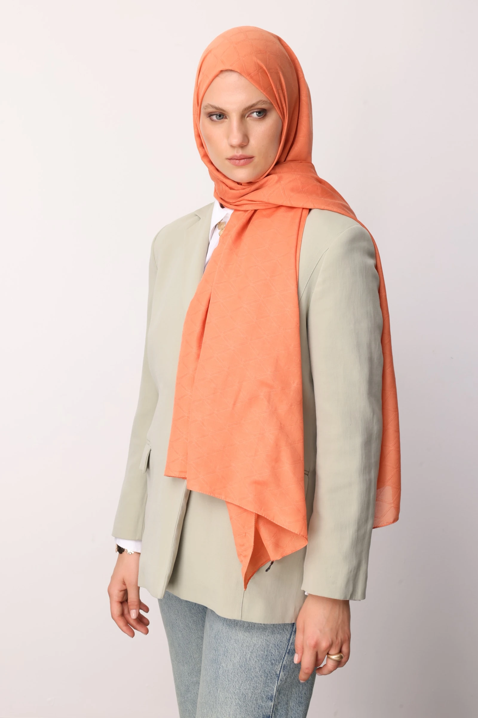 Bamboo Jacquard Shawl - Pinkymouth