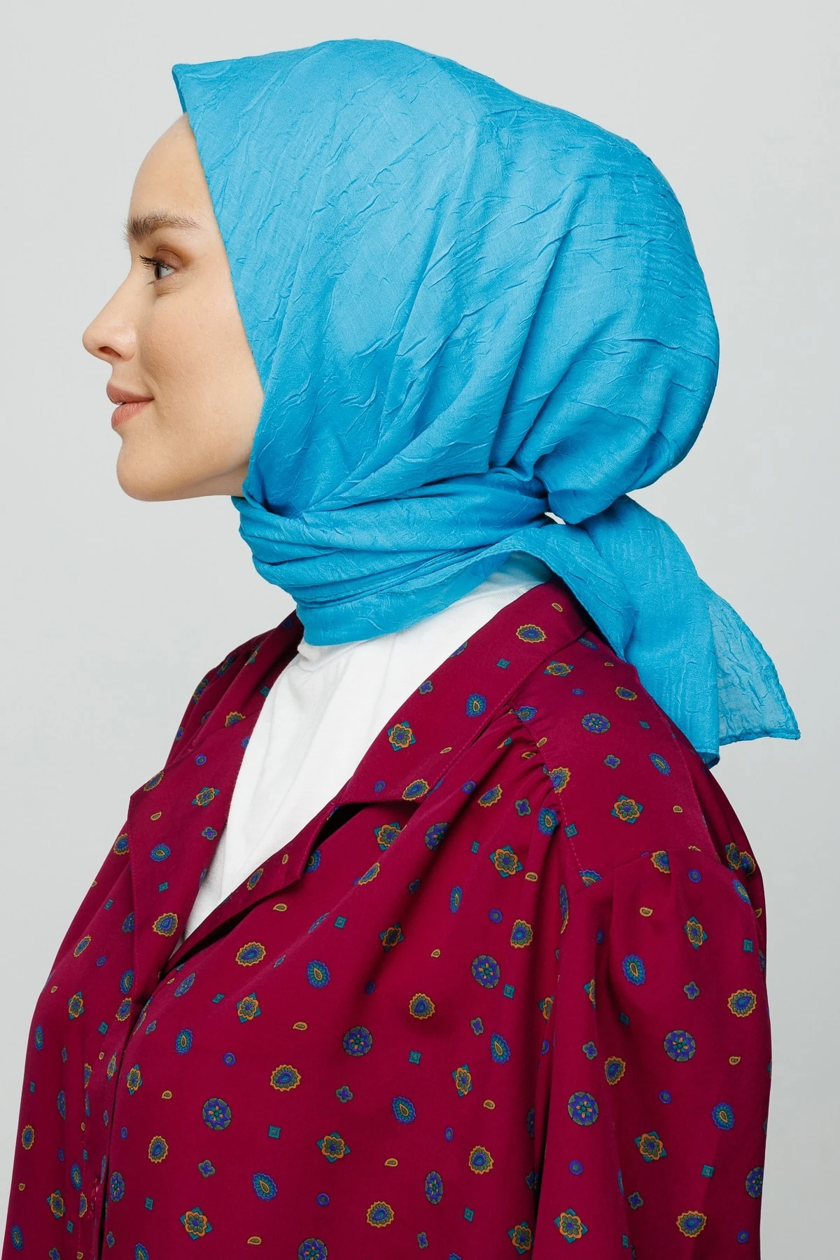 Toptan Bambu Eşarp - Turkuaz