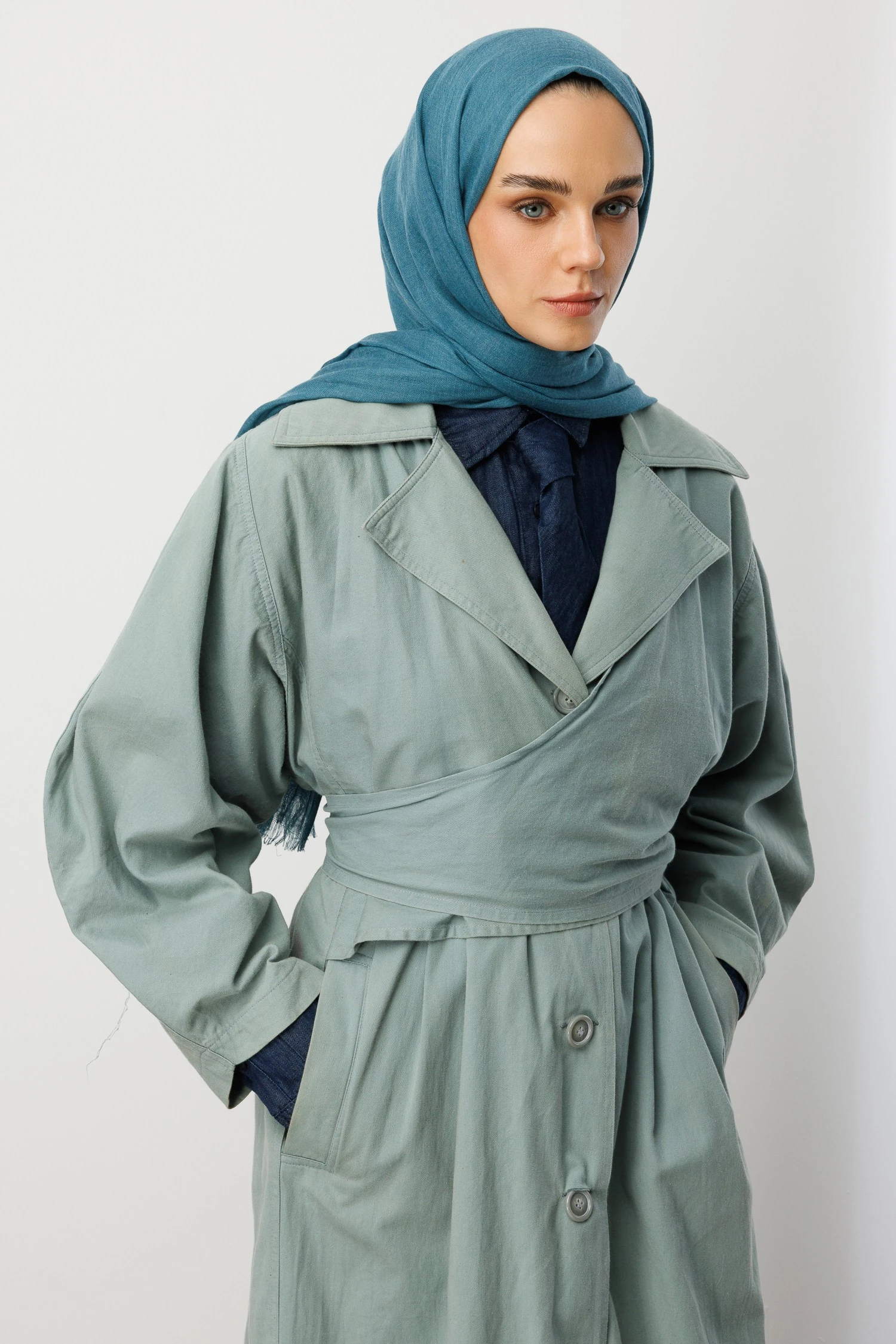 Toptan Dubai Şal - Okyanus