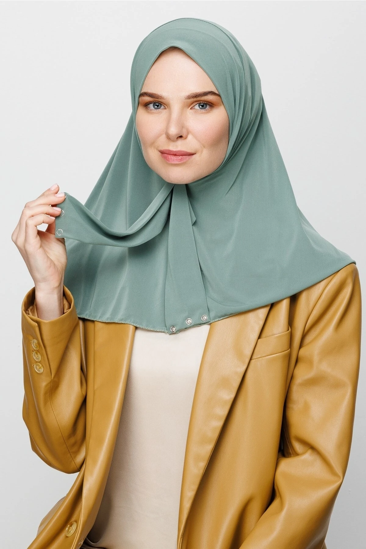 Toptan Hazır Şal - Küf Yeşili