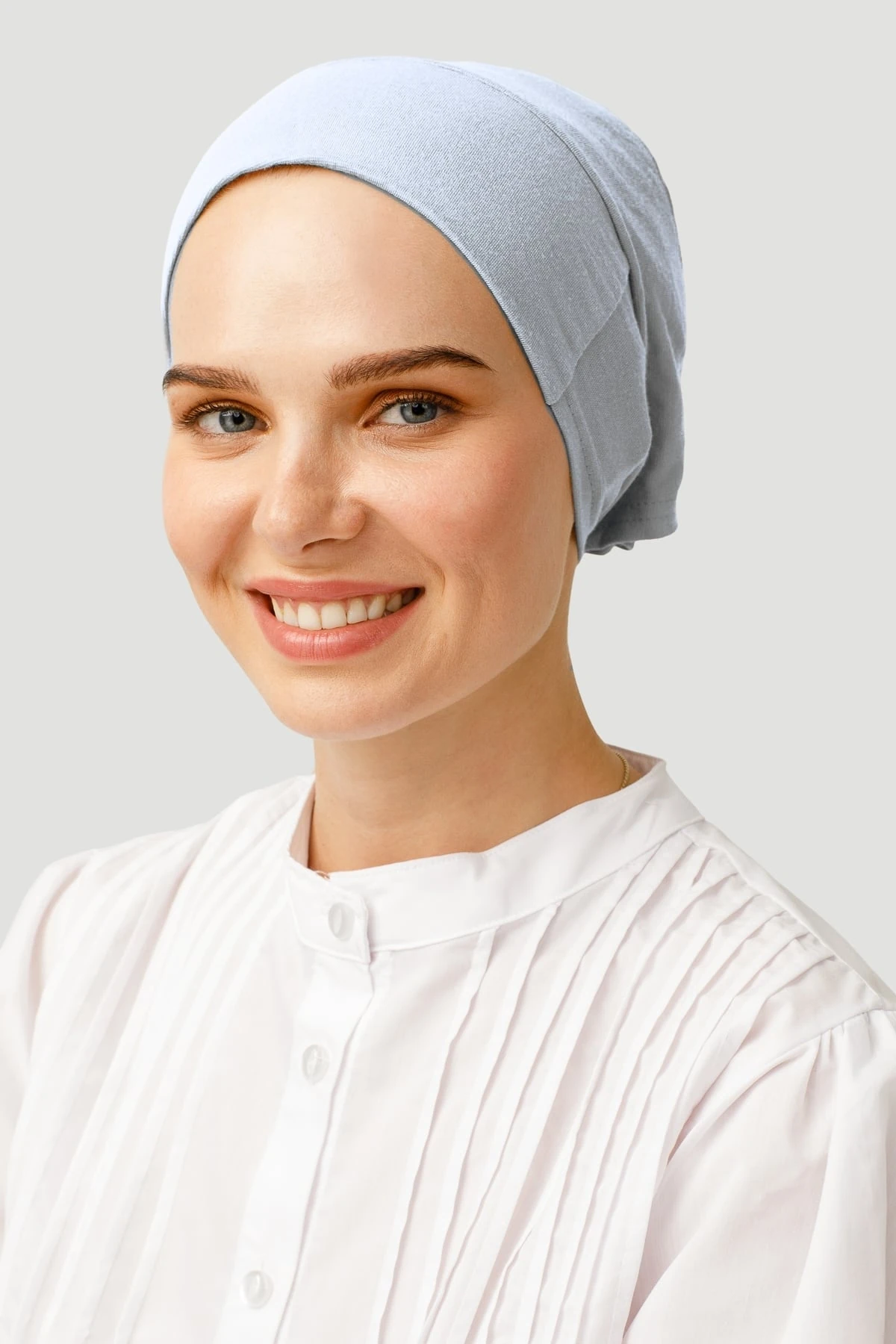 Toptan Dikişsiz Bağlamalı Bone - Gri