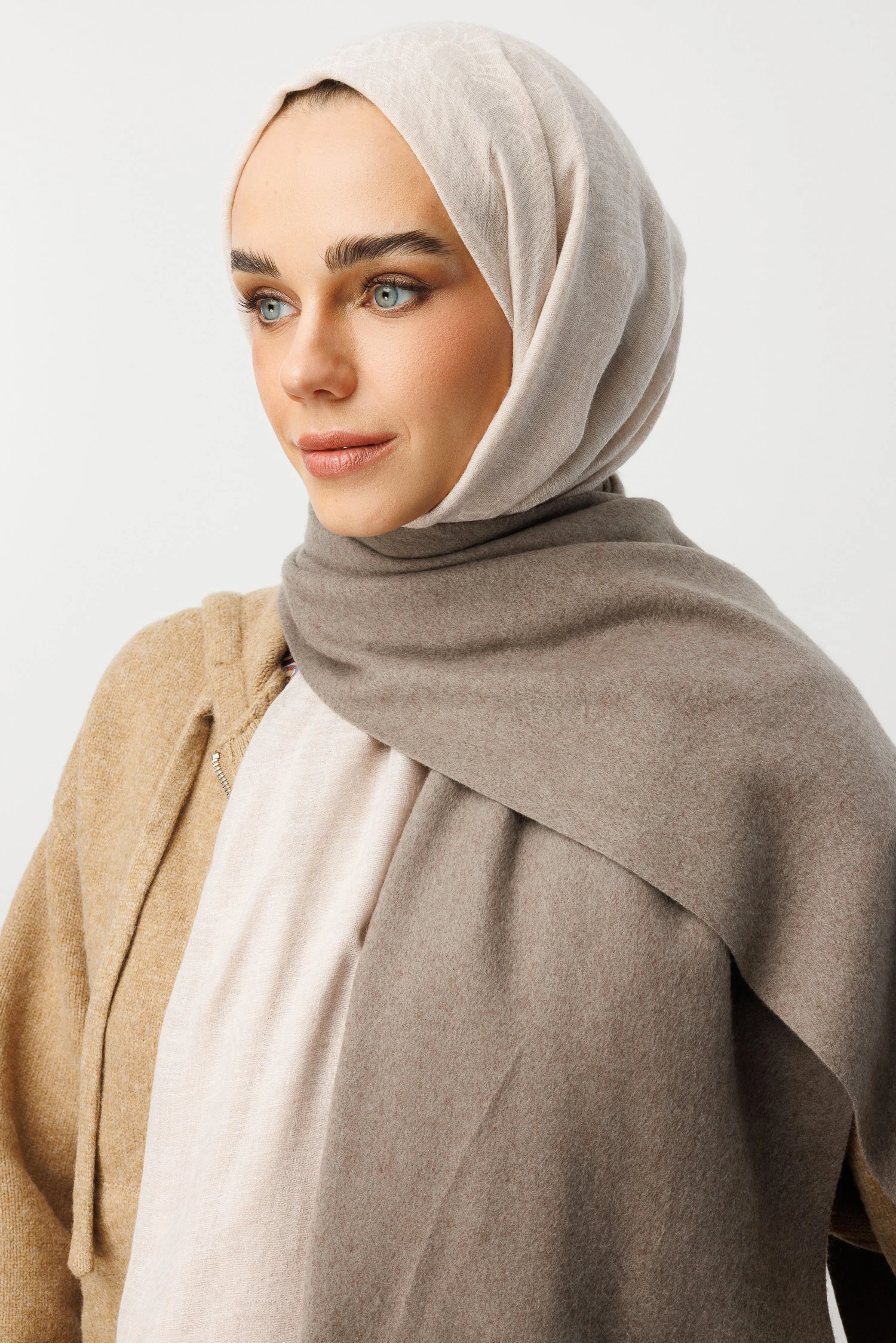 Wholesale Wool Muffler - Mink