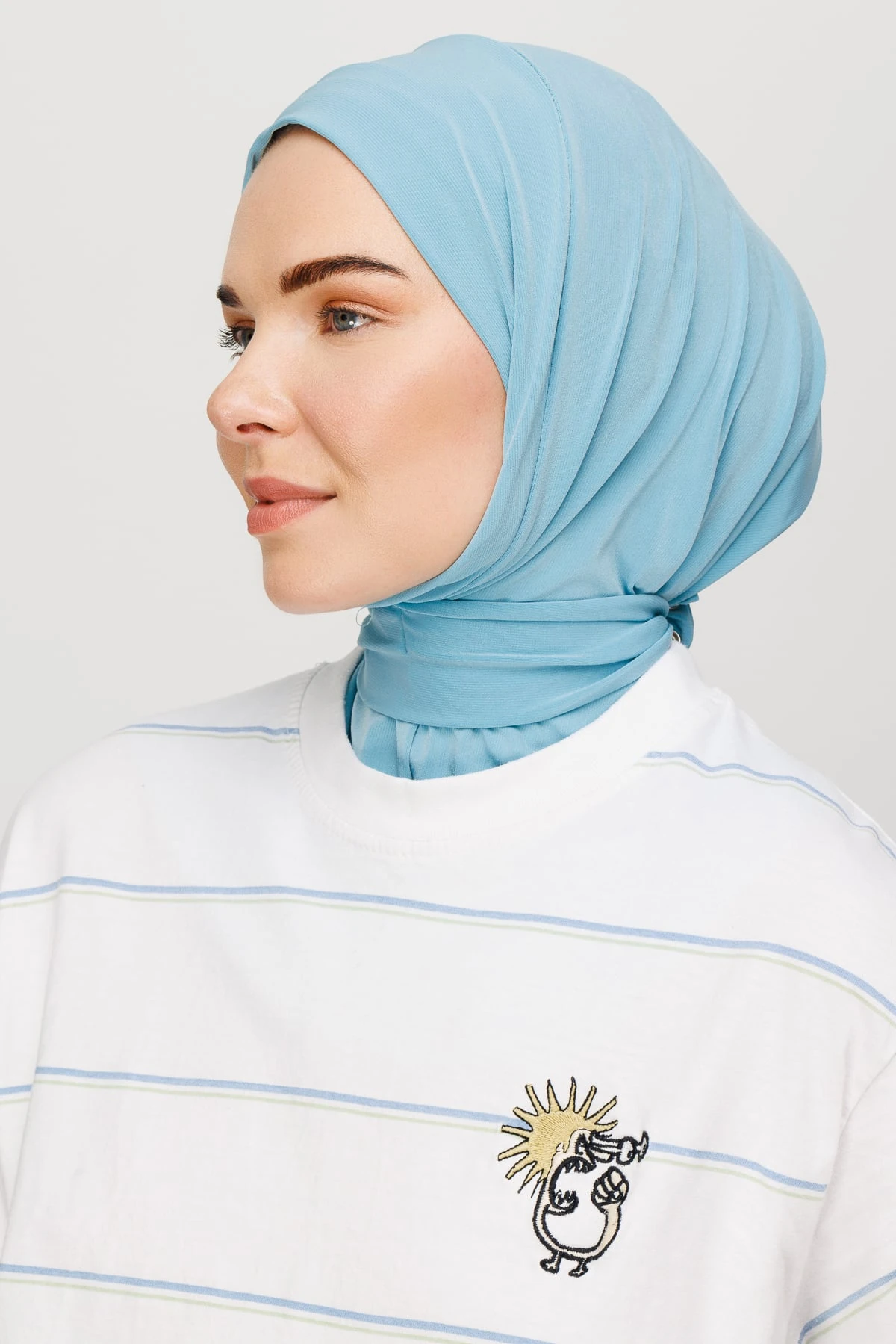 Wholesale Ready Shawls - Turquoise