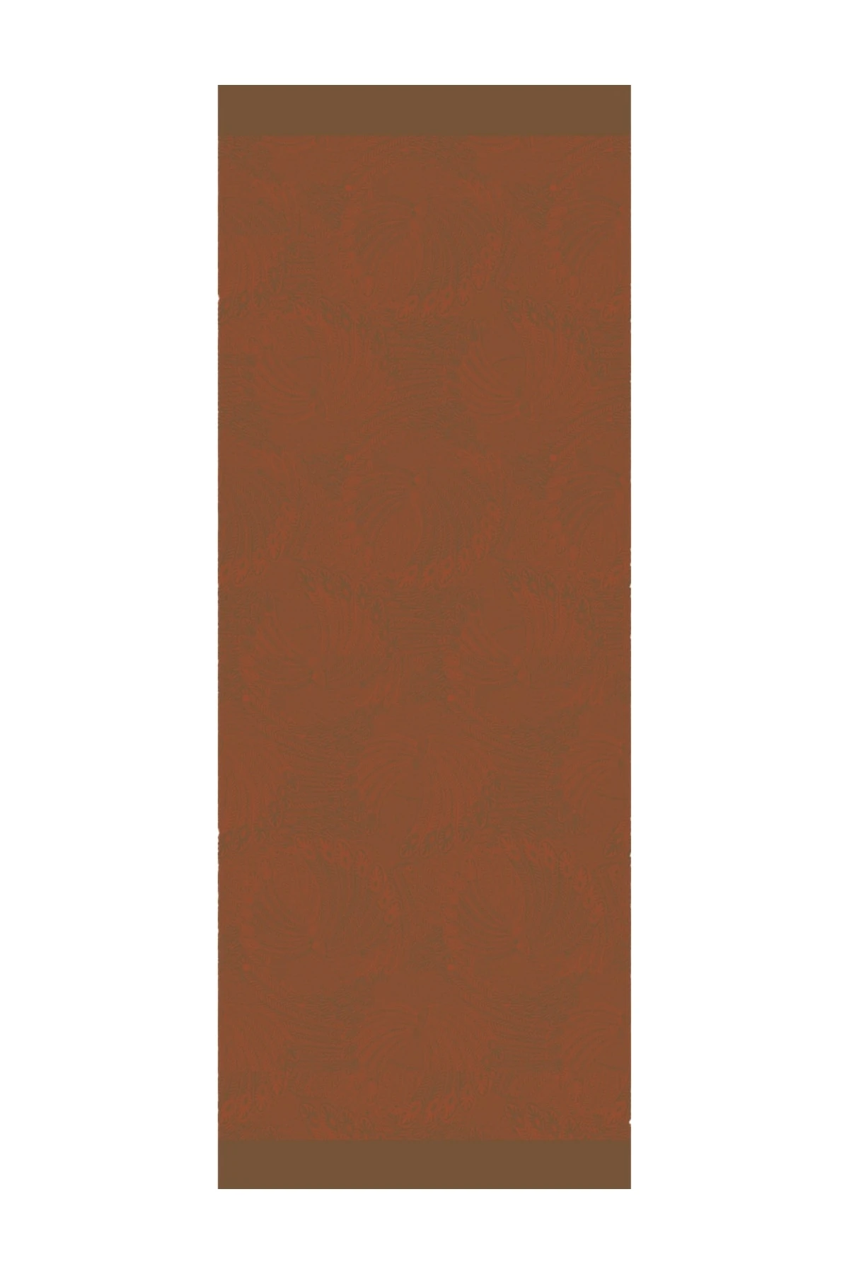 Toptan Mayra Desen Çift Taraflı Şal - Koyu Haki-Tarçın