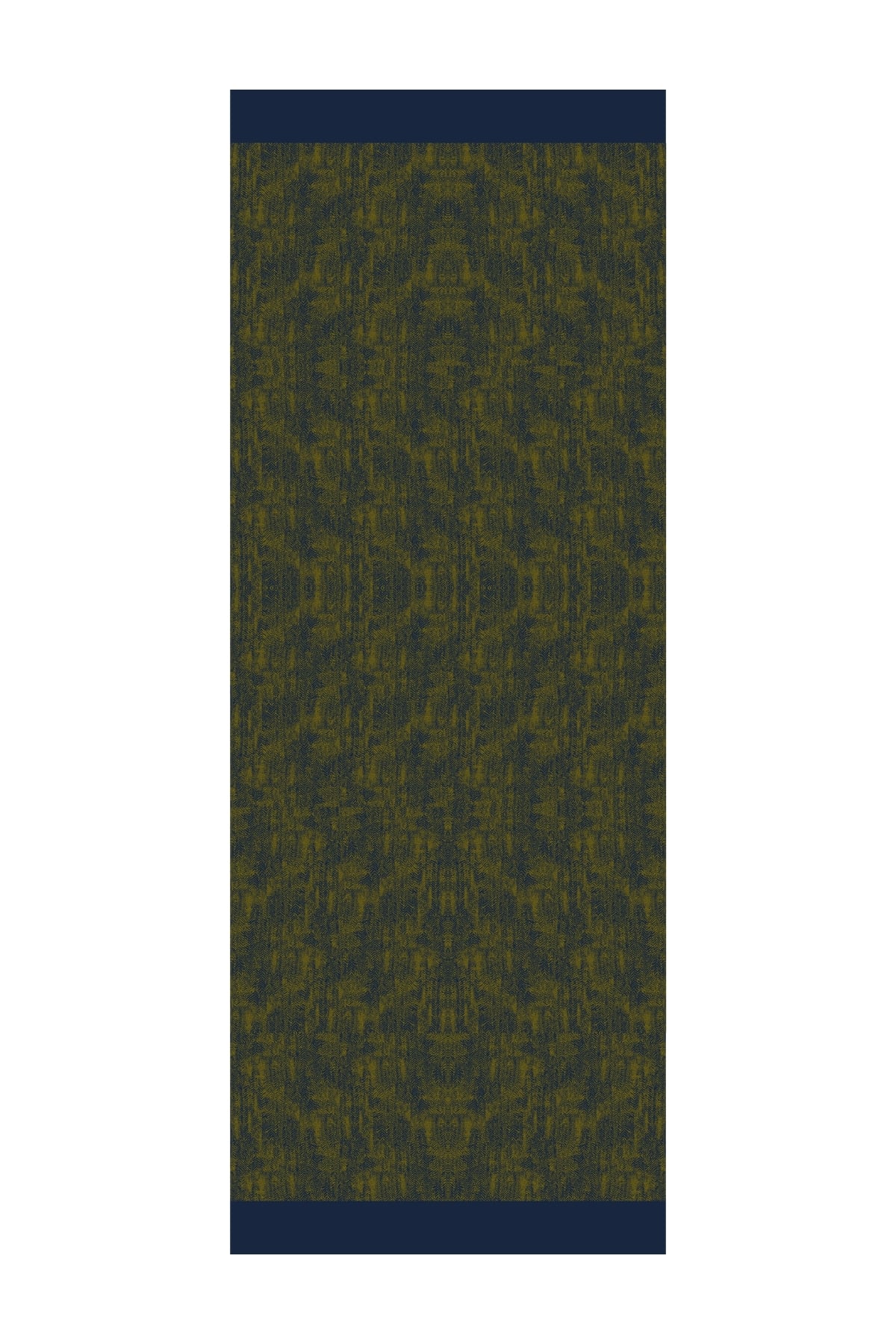 Toptan Sahra Desen Çift Taraflı Şal - Lacivert-Yağ Yeşili