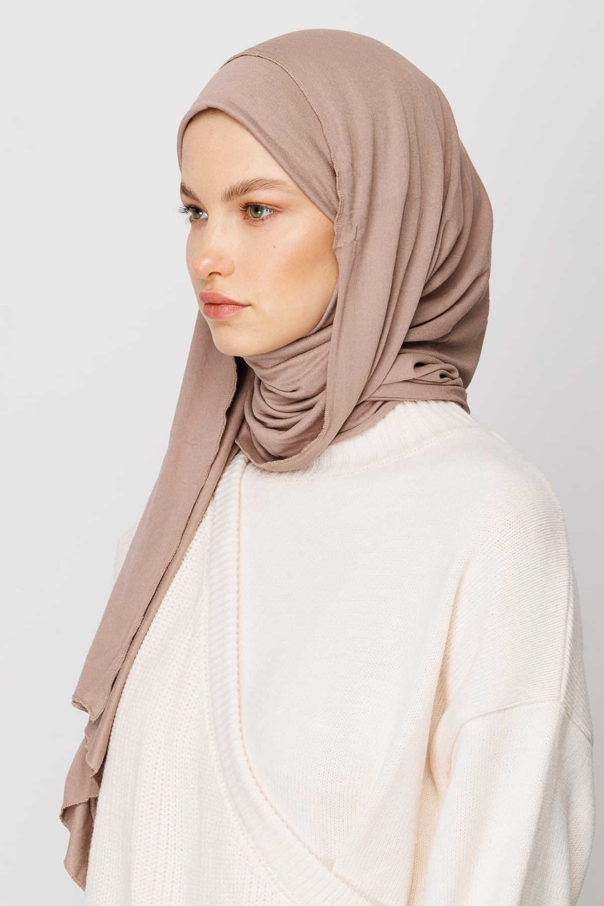 Toptan Penye Şal - Açık Vizon