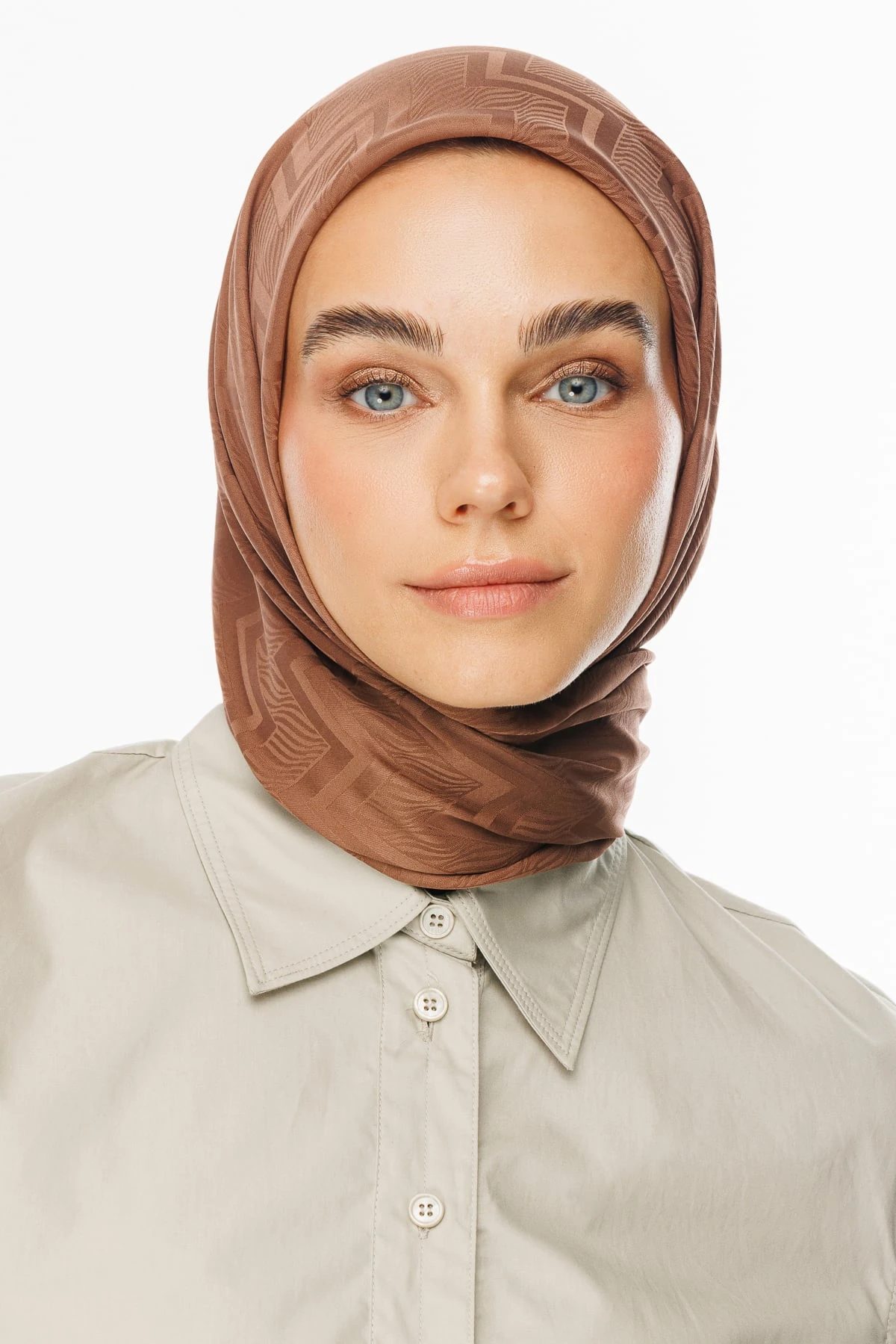 Toptan Viora Desen İpeksi Jakar Eşarp - Yalı